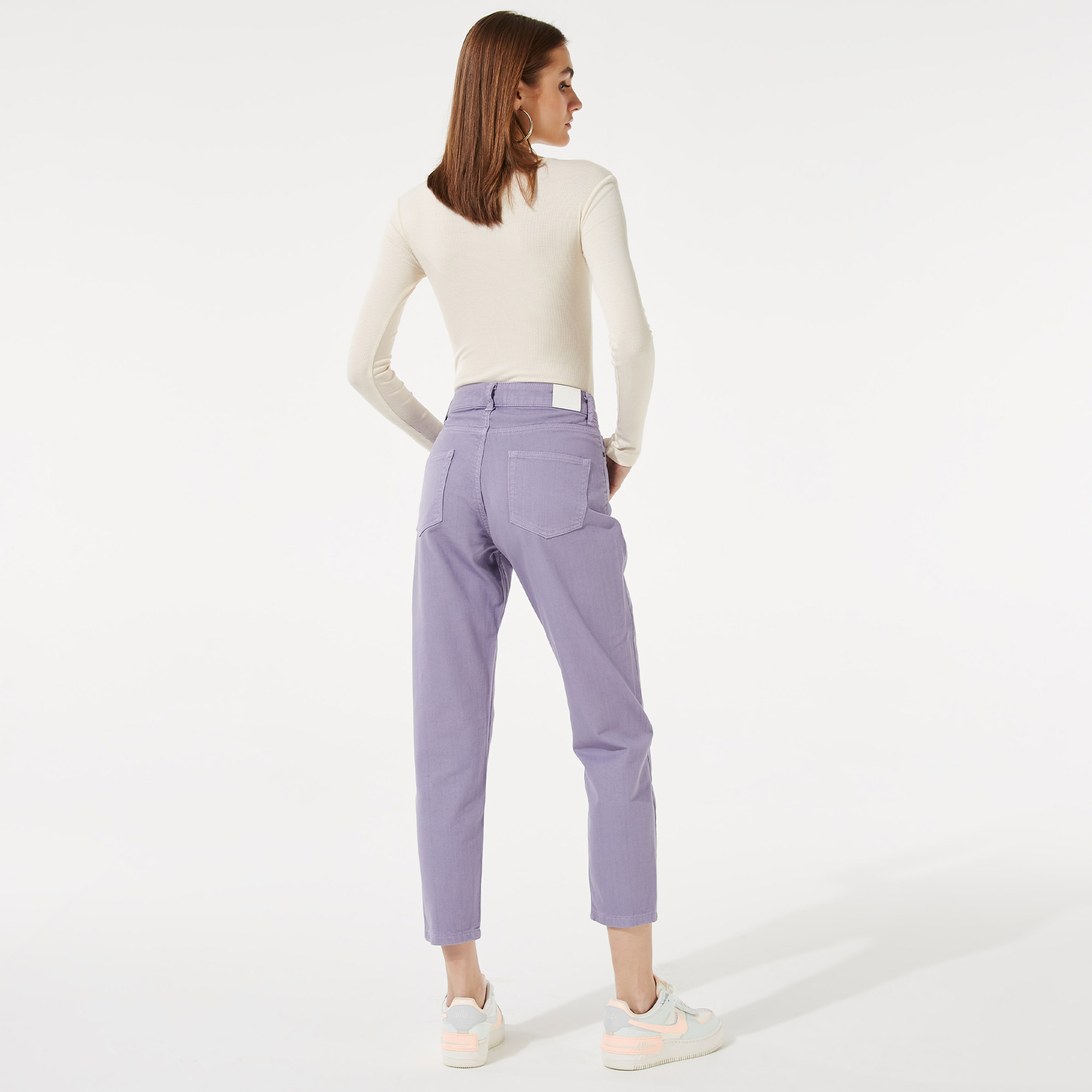Cotier Ravello Denim Kadın Leylak Pantolon