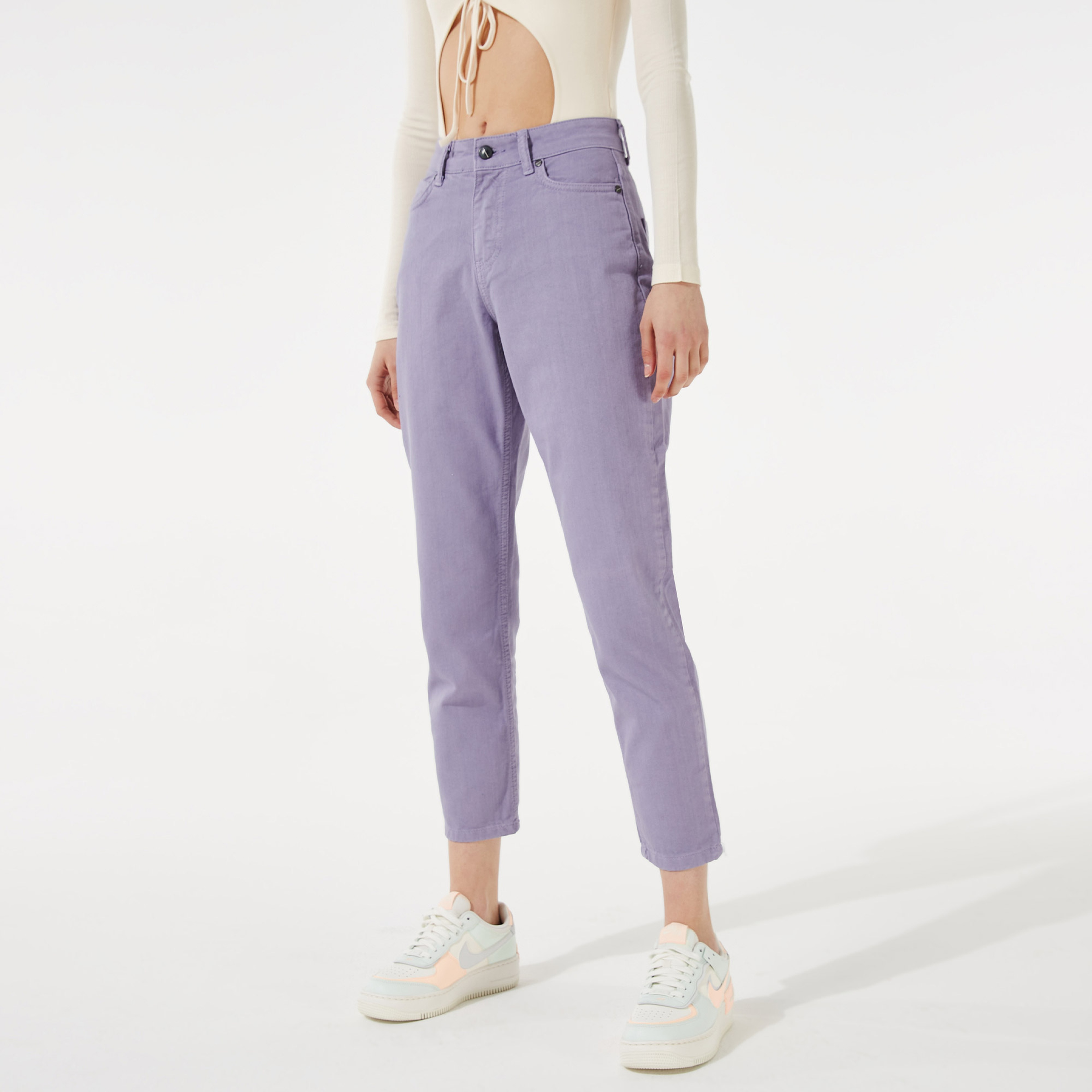 Cotier Ravello Denim Kadın Leylak Pantolon