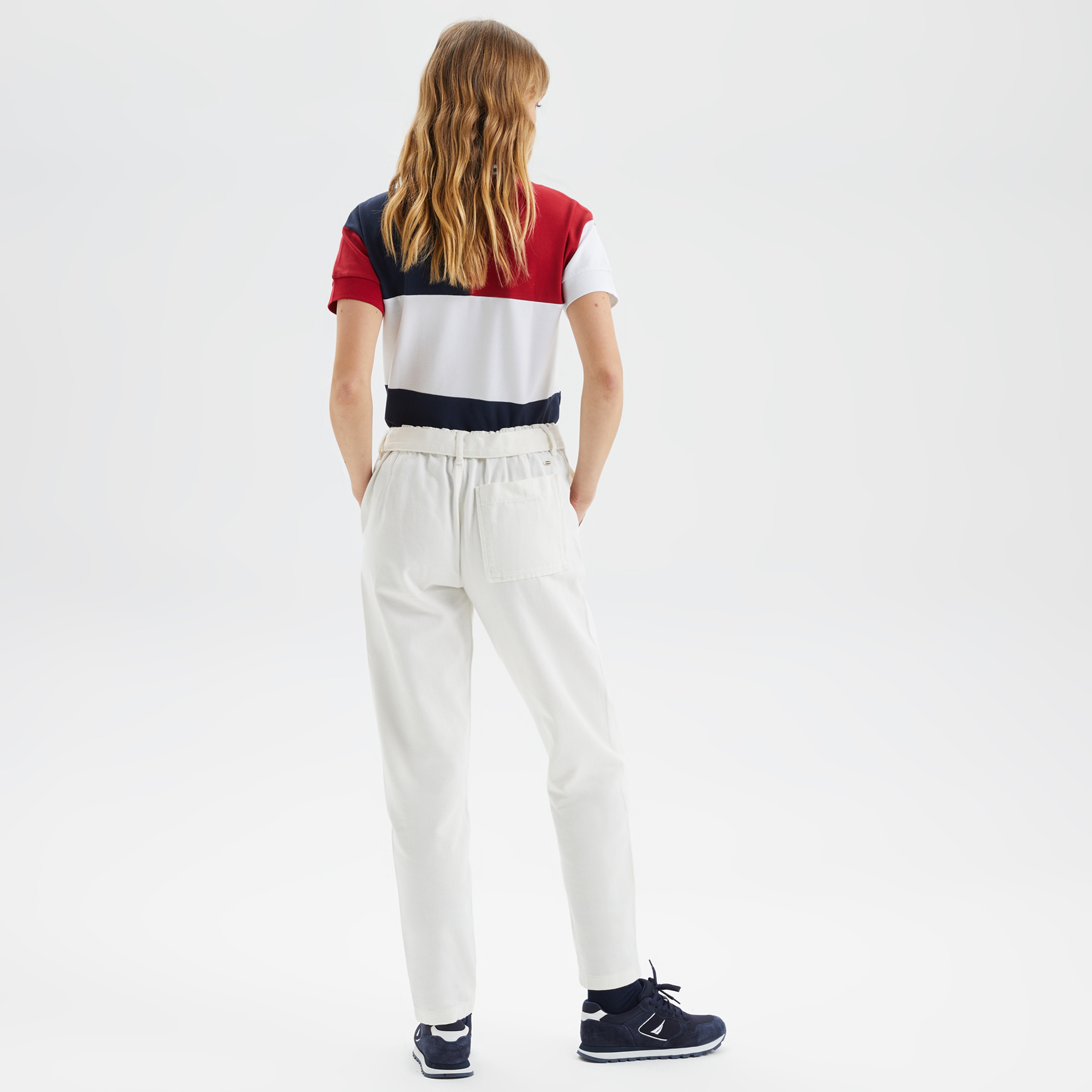 Nautica Kadın Krem Pantolon