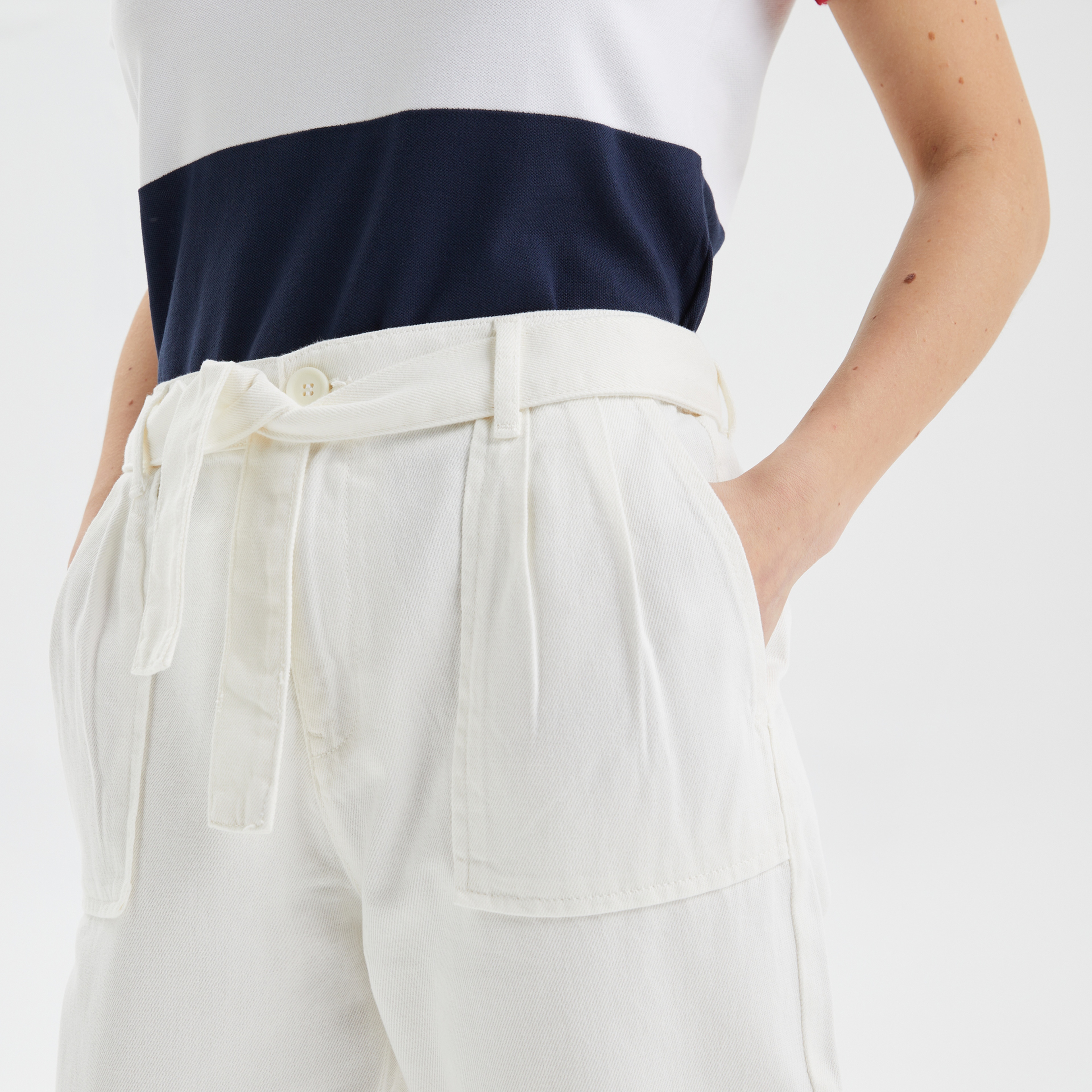 Nautica Kadın Krem Pantolon