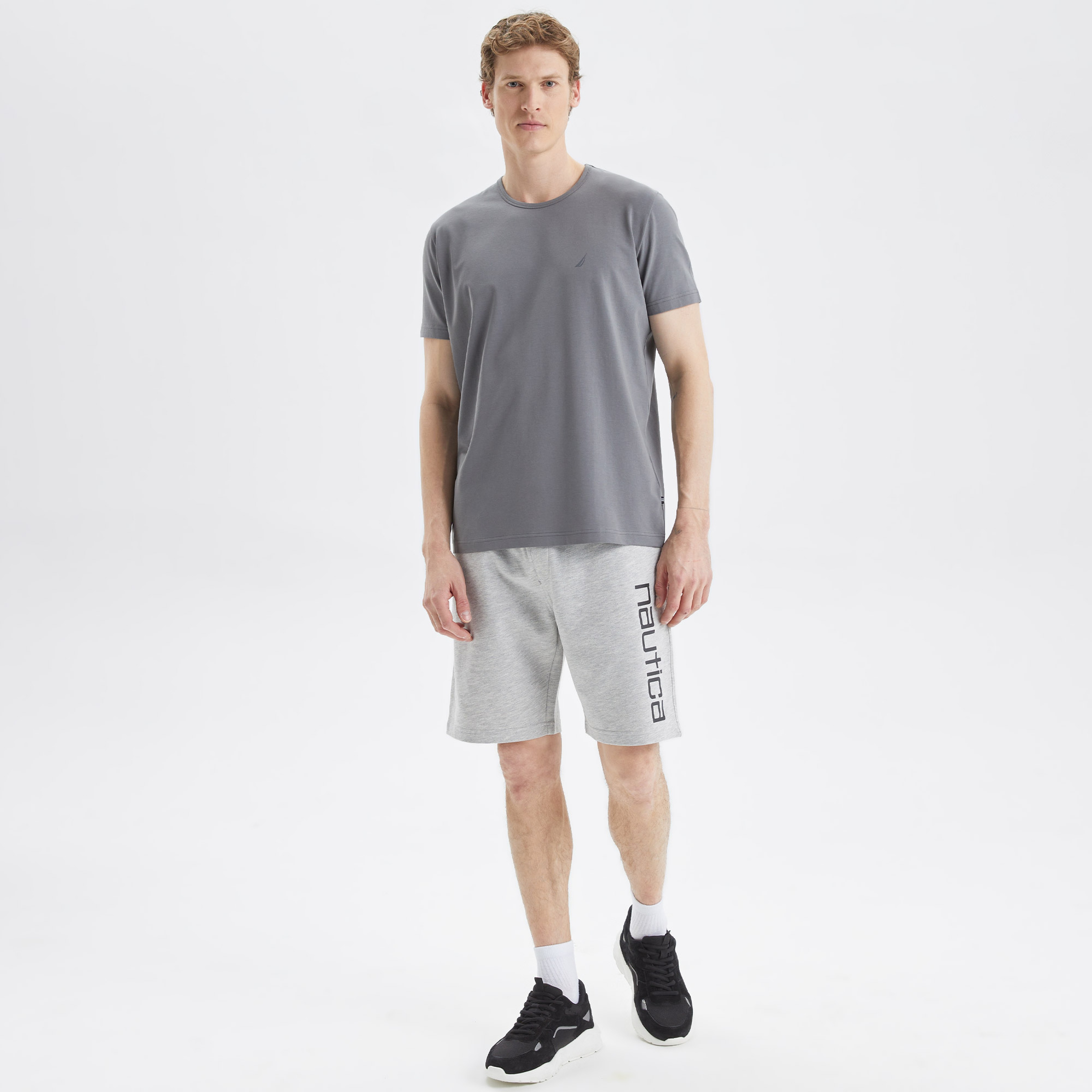Nautica Erkek Gri T-Shirt