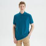 Nautica Erkek Mavi Classic Fit Kısa Kollu Polo Yaka T-Shirt