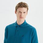 Nautica Erkek Mavi Classic Fit Kısa Kollu Polo Yaka T-Shirt