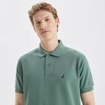 Nautica Erkek Yeşil Classic Fit Kısa Kollu Polo Yaka T-Shirt