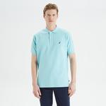 Nautica Erkek Mavi Classic Fit Polo Yaka T-Shirt