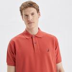 Nautica Erkek Kırmızı Classic Fit Kısa Kollu Polo Yaka T-Shirt