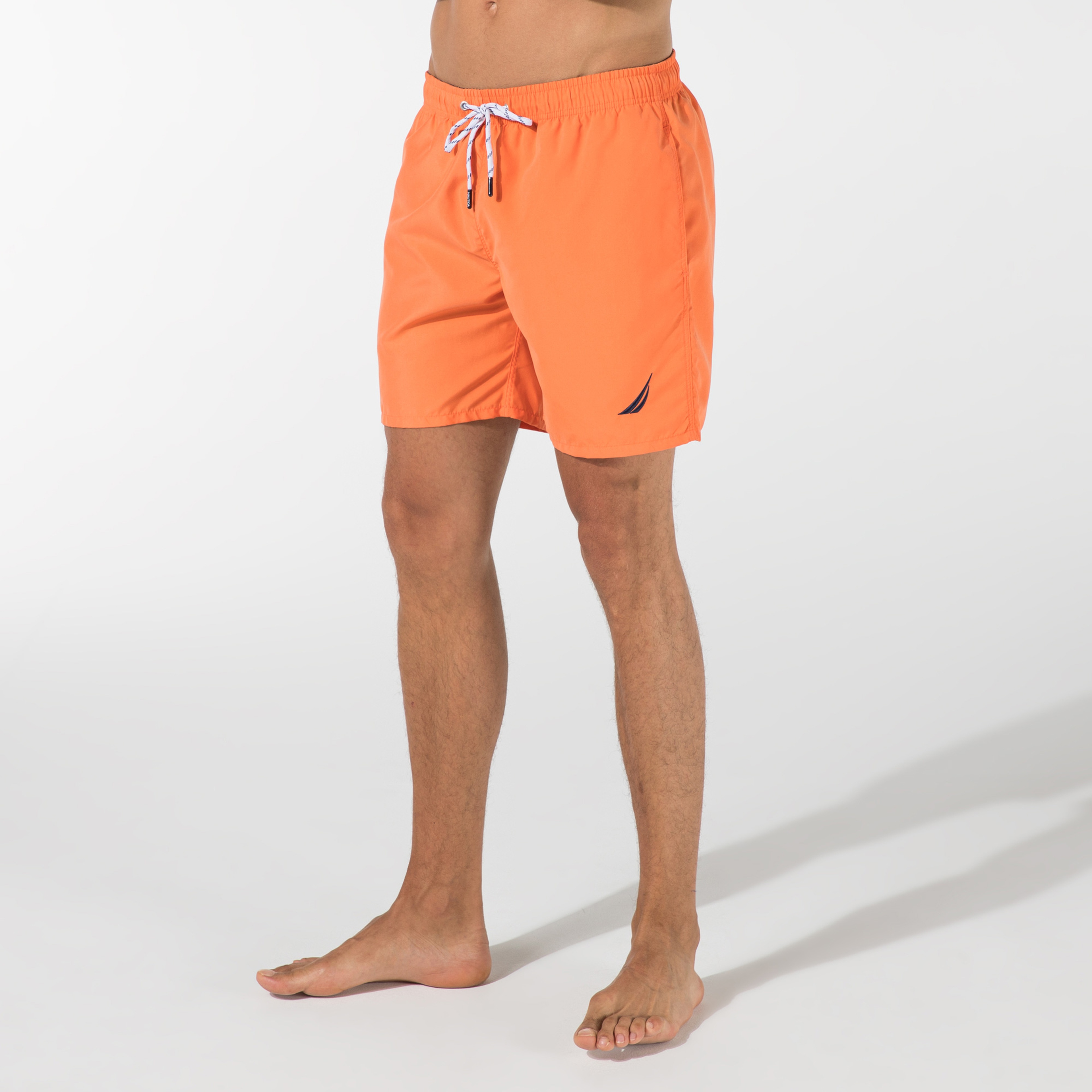 Nautica Erkek Turuncu Regular Fit Deniz Şortu