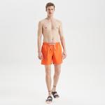 Nautica Erkek Turuncu Regular Fit Deniz Şortu