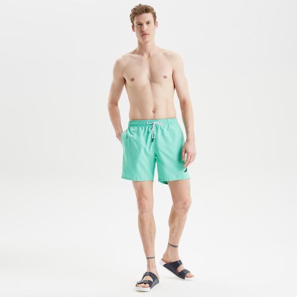 Nautica Erkek Yeşil Regular Fit Deniz Şortu