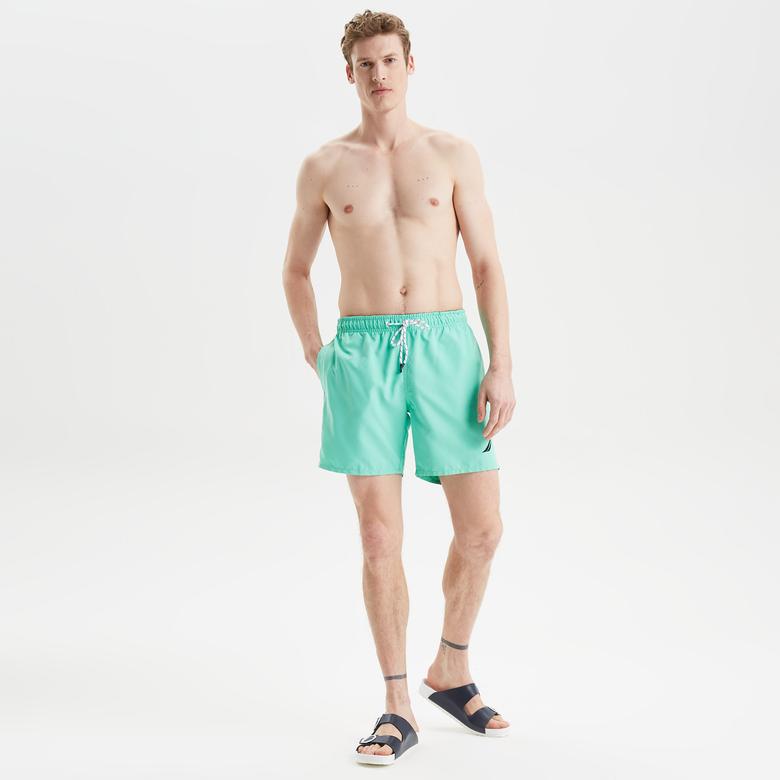 Nautica Erkek Yeşil Regular Fit Deniz Şortu