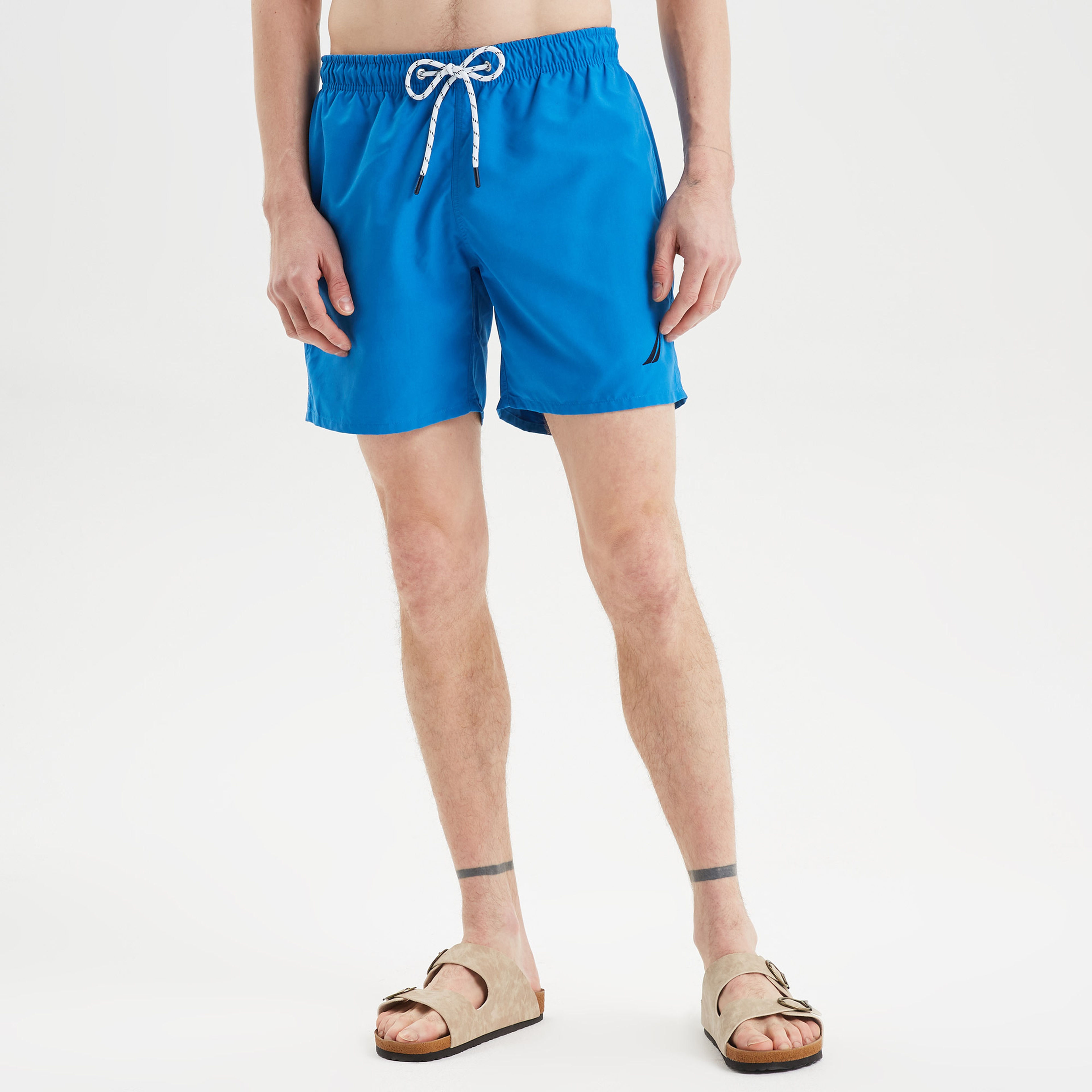 Nautica Erkek Mavi Regular Fit Deniz Şortu