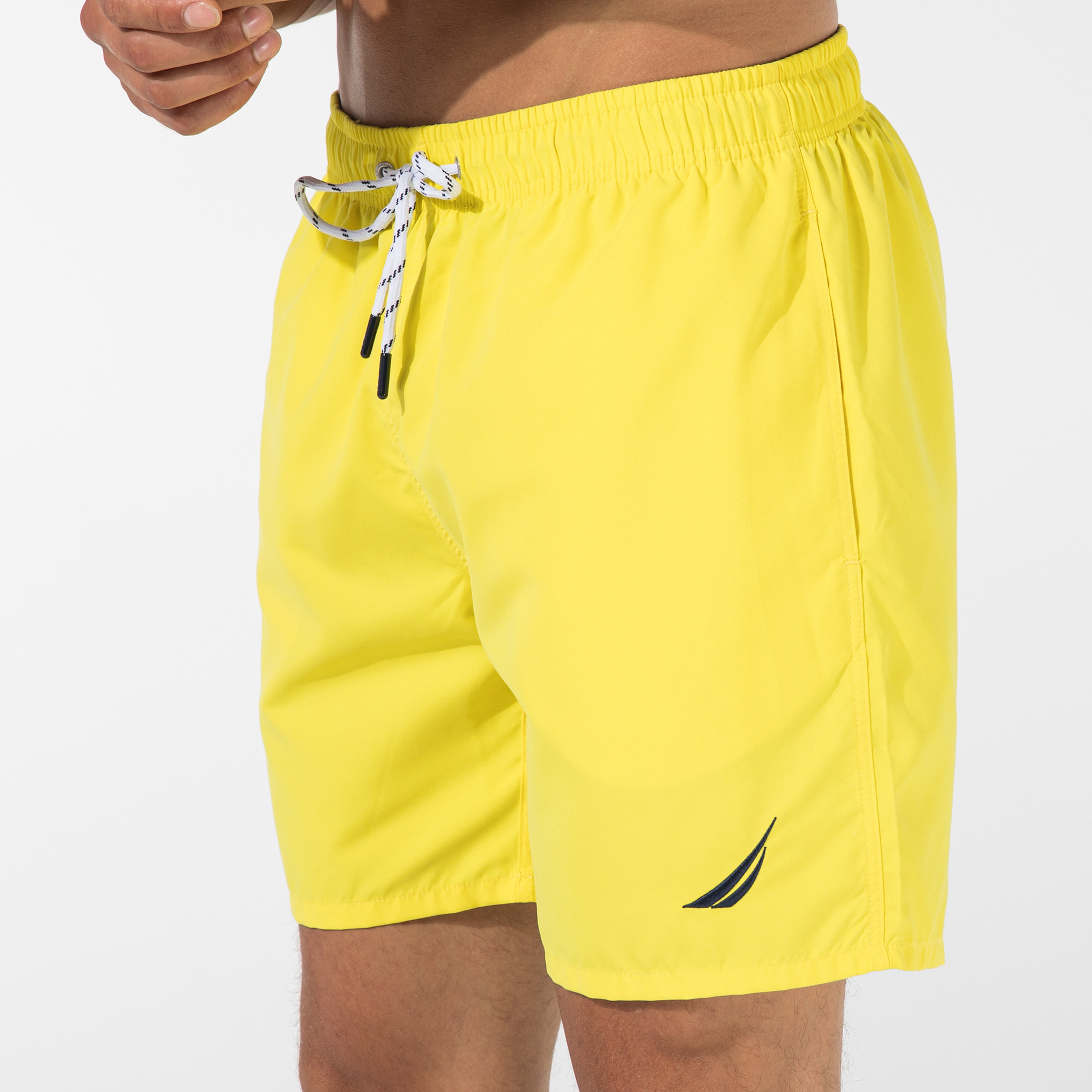 Nautica Erkek Sarı Regular Fit Deniz Şortu