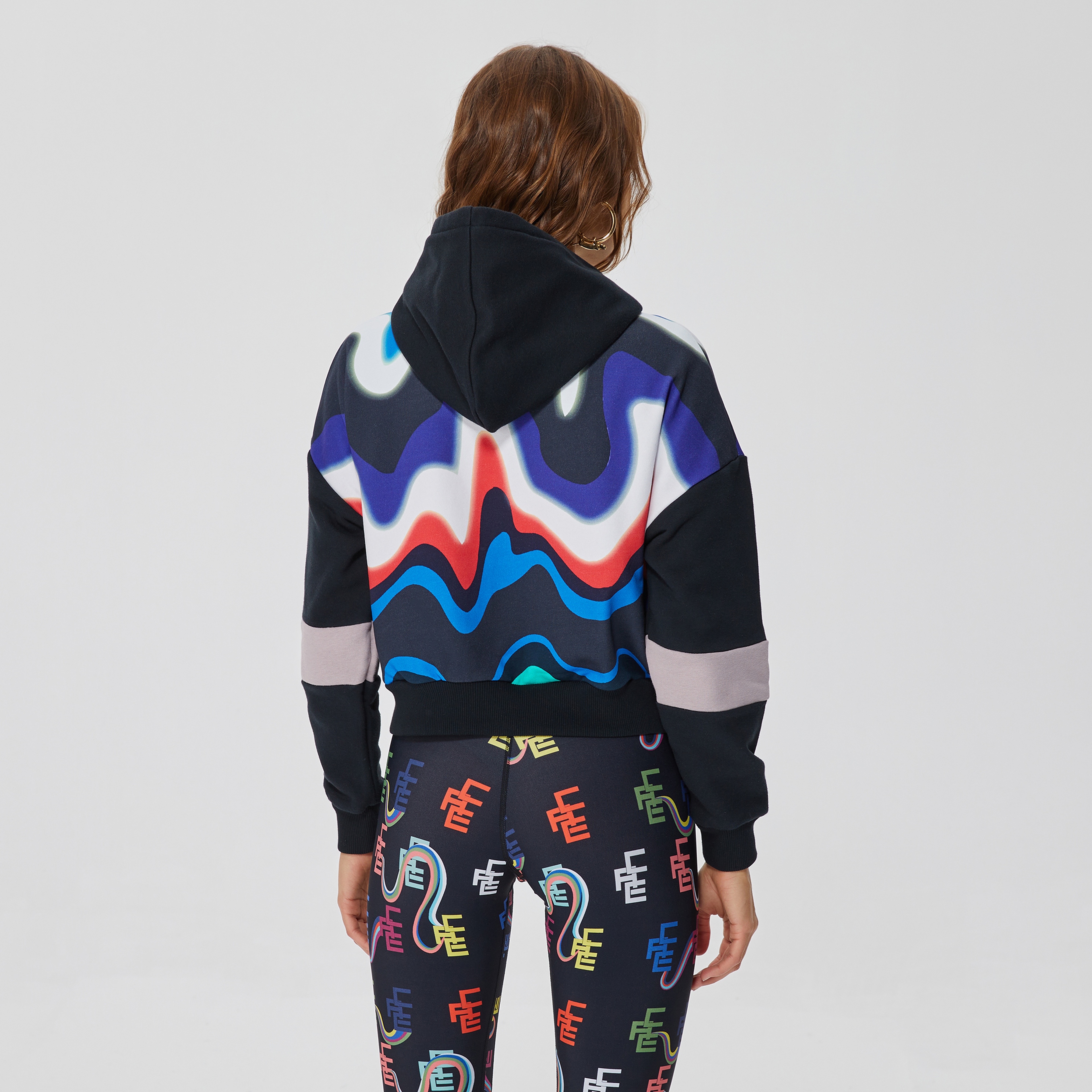 Ace Nayman Angela Renkli Hoodie Sweatshirt