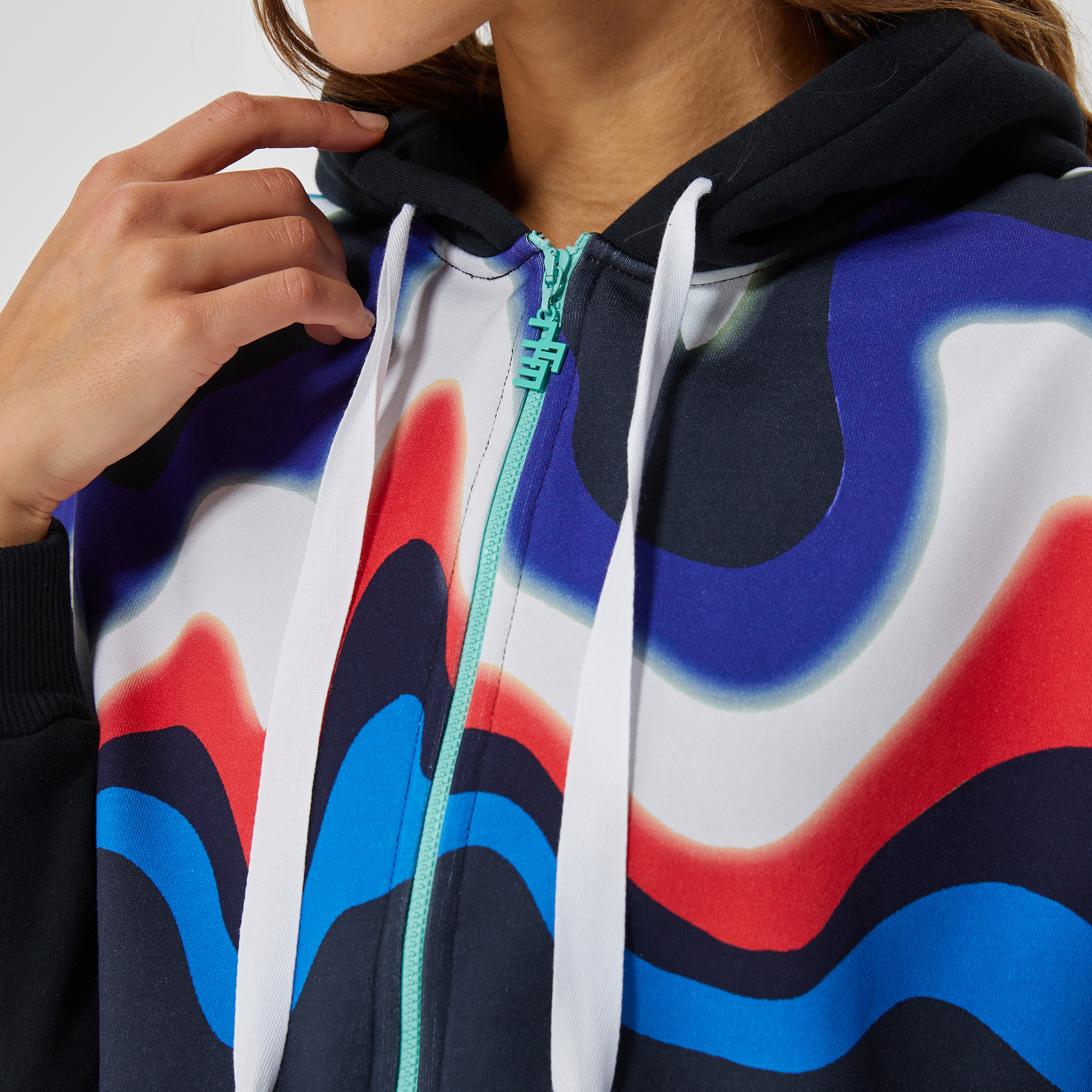 Ace Nayman Angela Renkli Hoodie Sweatshirt