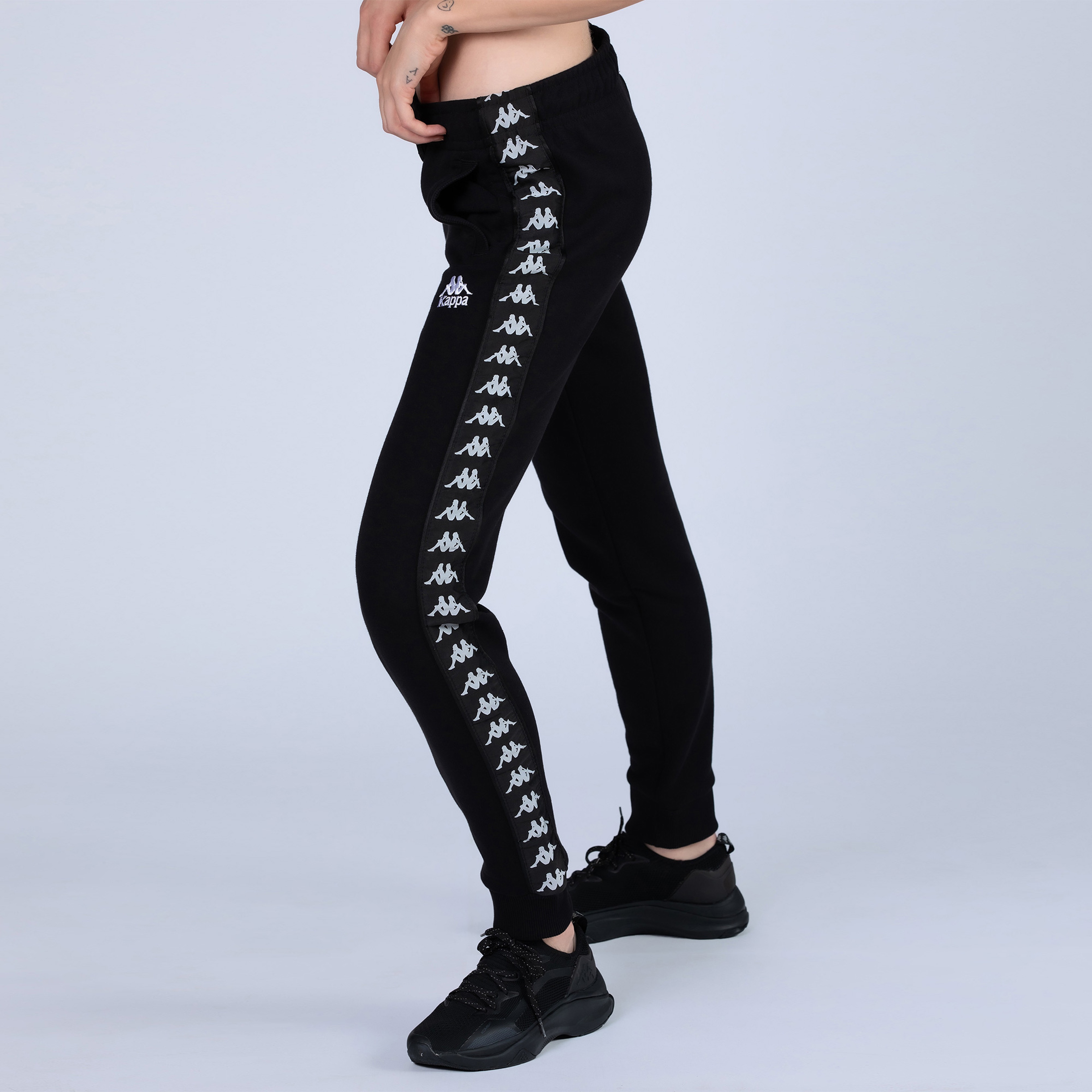 Kappa Kadın Siyah Eşofman Altı