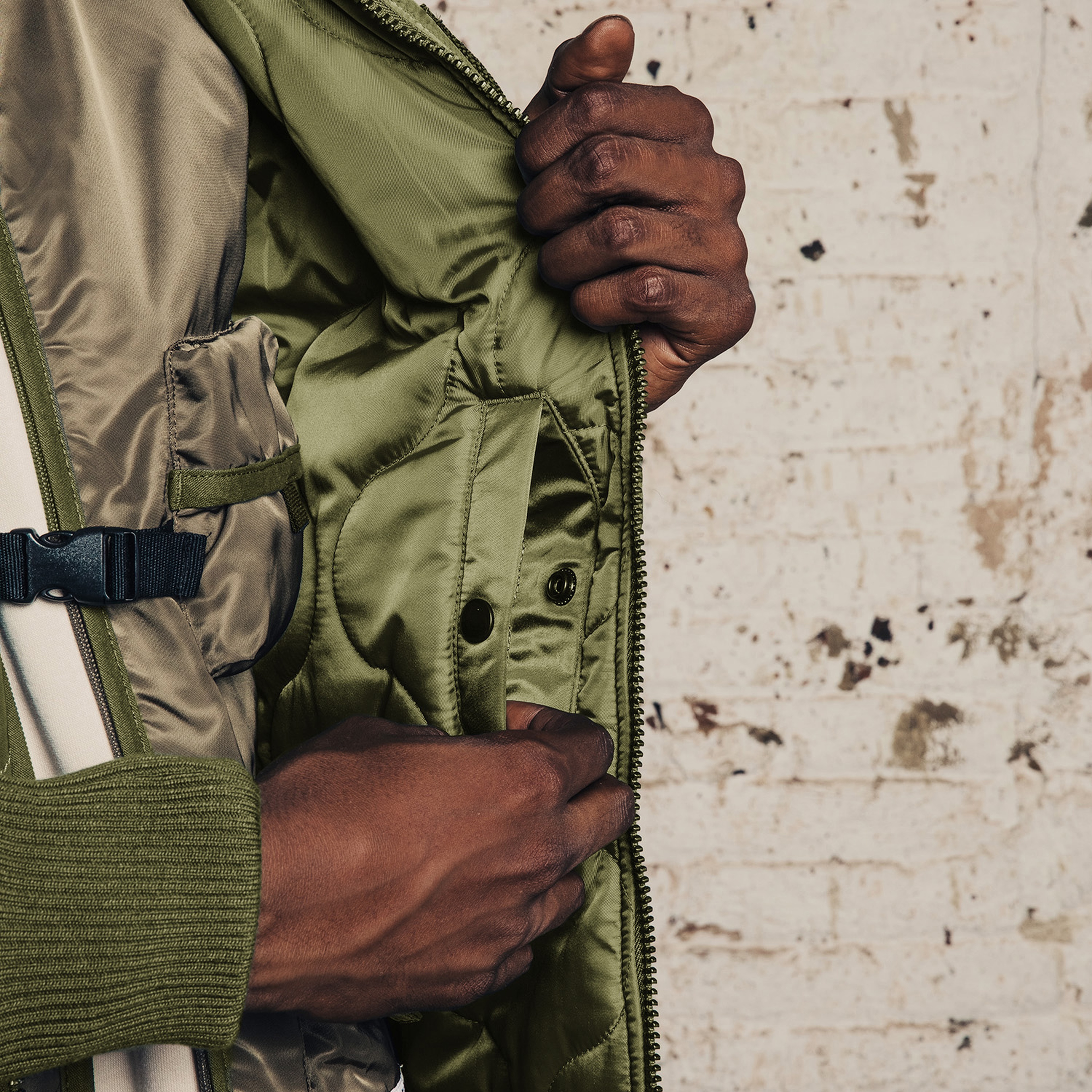 Alpha Industries B-15 Mod Flight Erkek Yeşil Ceket