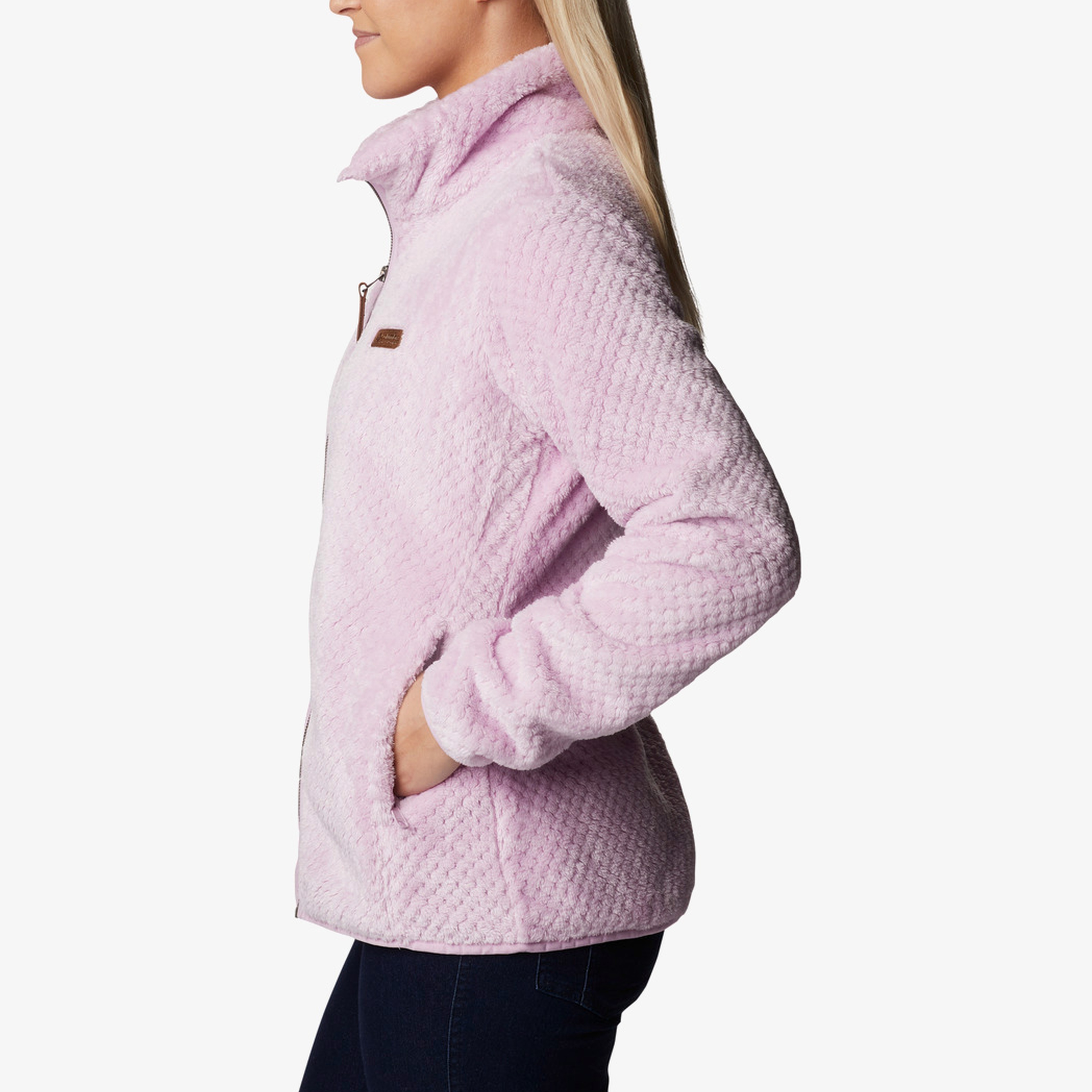 Columbia Fire Side II Sherpa Fz Kadın Mor Polar Eşofman Üstü