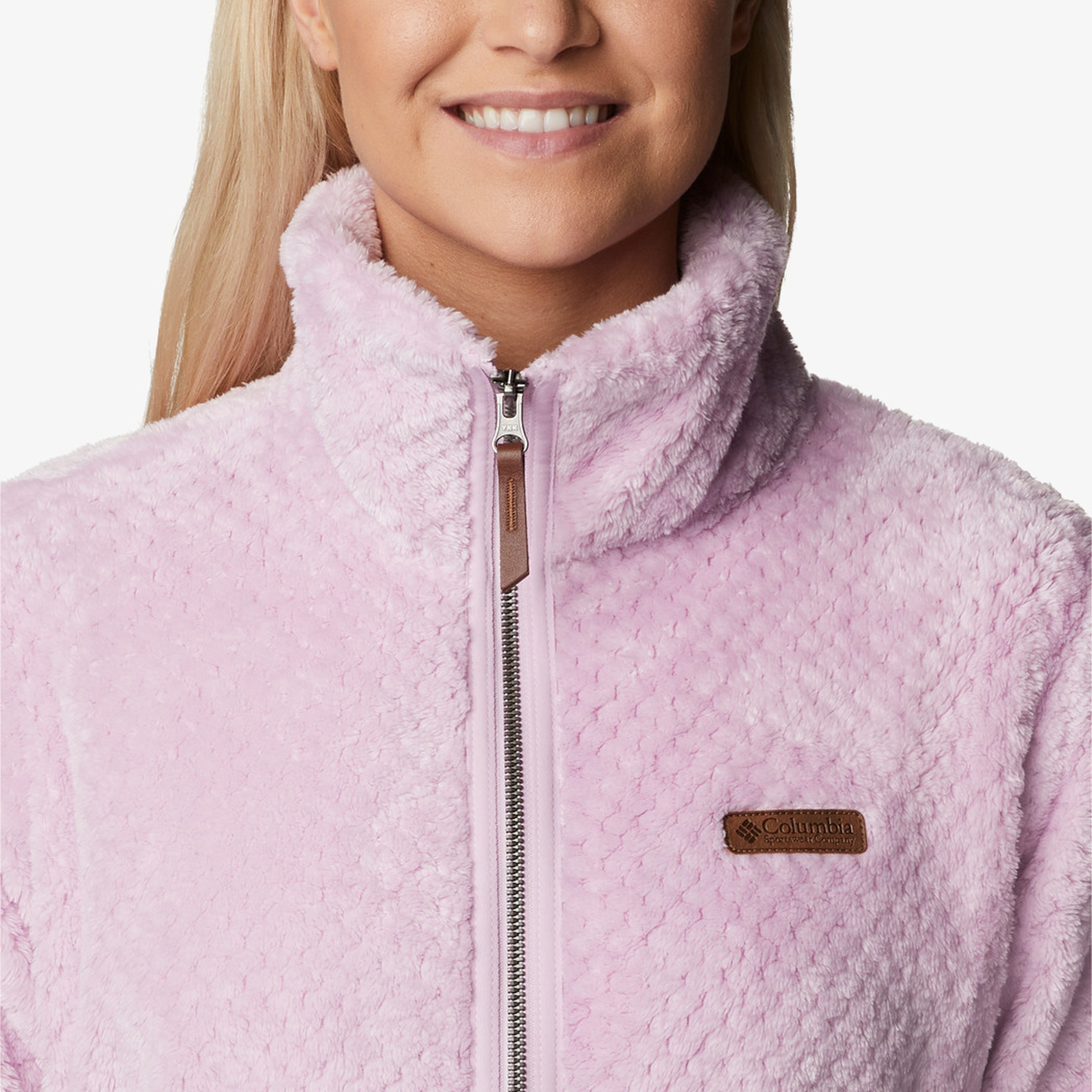 Columbia Fire Side II Sherpa Fz Kadın Mor Polar Eşofman Üstü