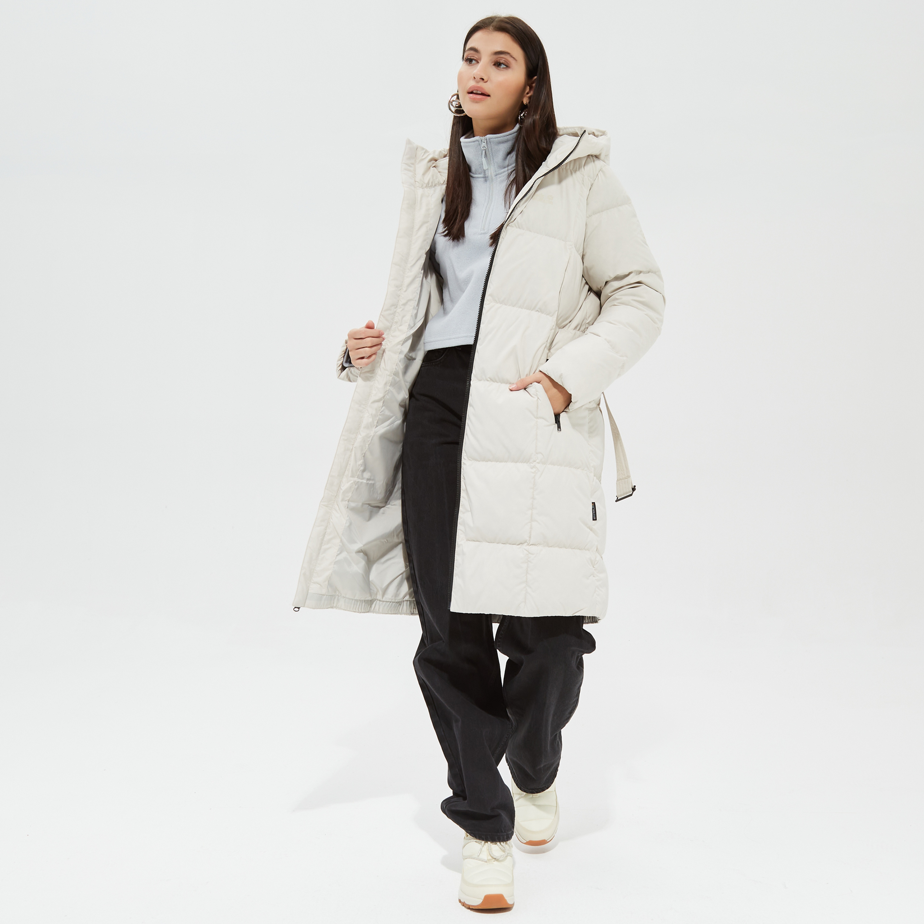 Jack Wolfskin Frozen Lake Kadın Krem Mont