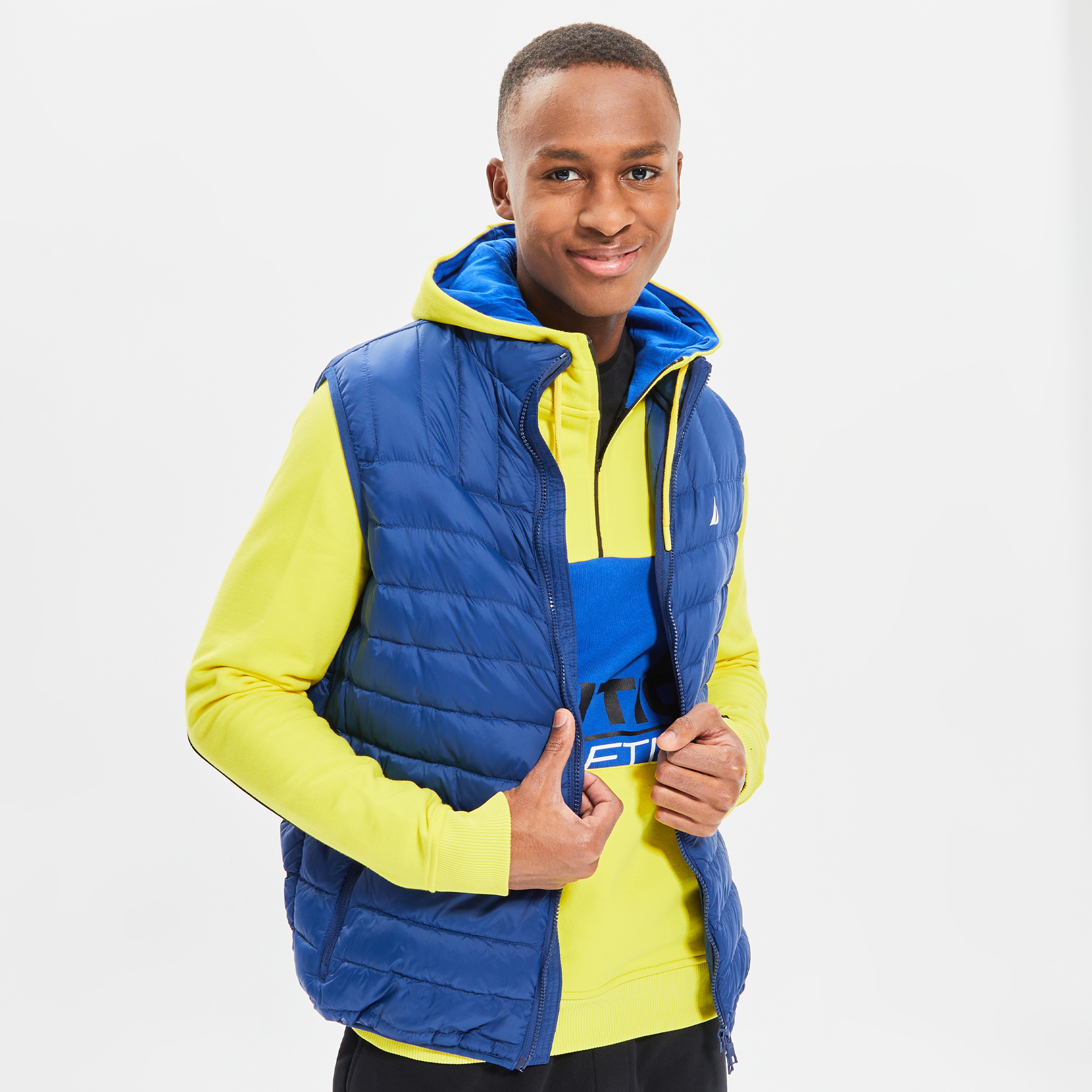 NAUTICA ERKEK LACİVERT KAZ TÜYÜ YELEK