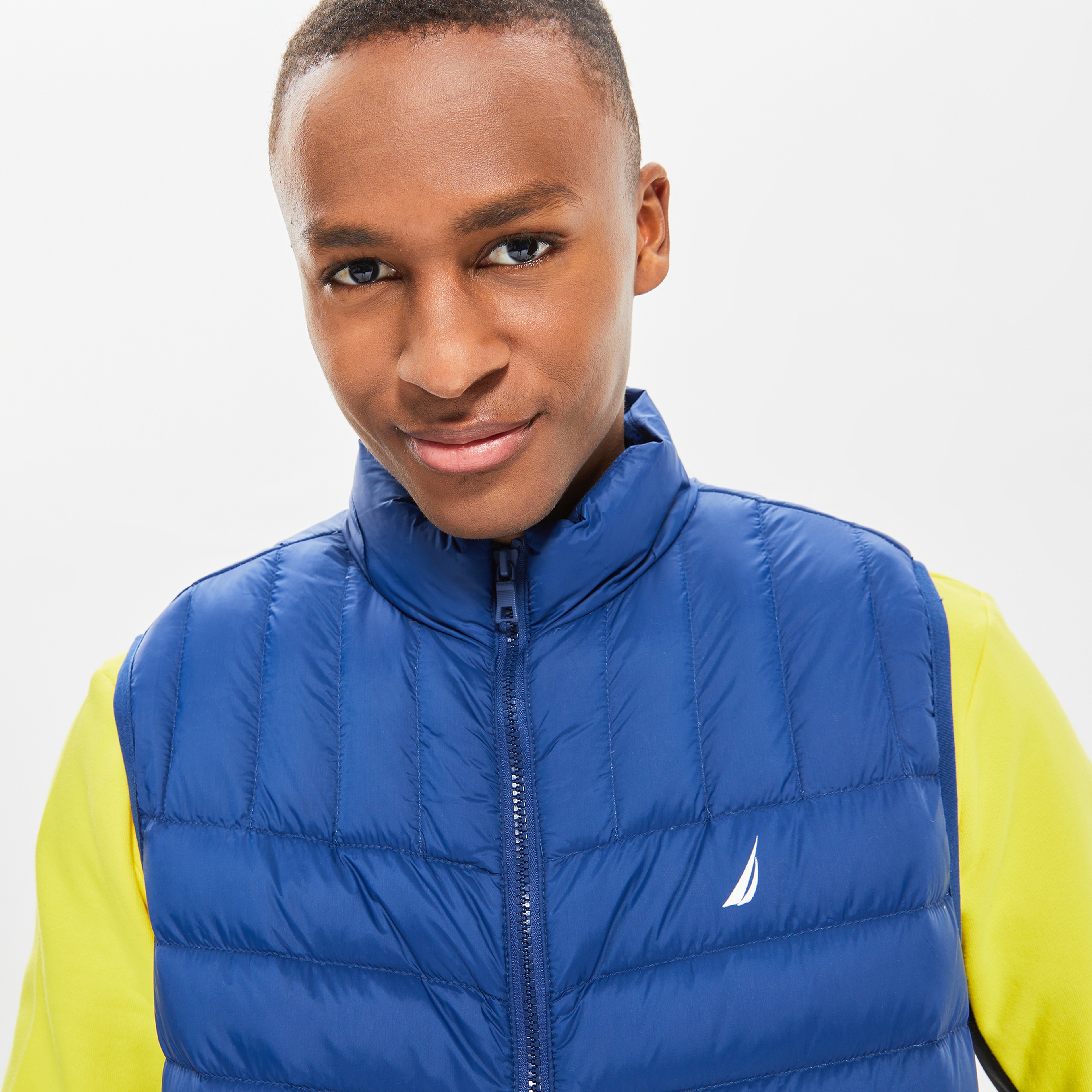 NAUTICA ERKEK LACİVERT KAZ TÜYÜ YELEK