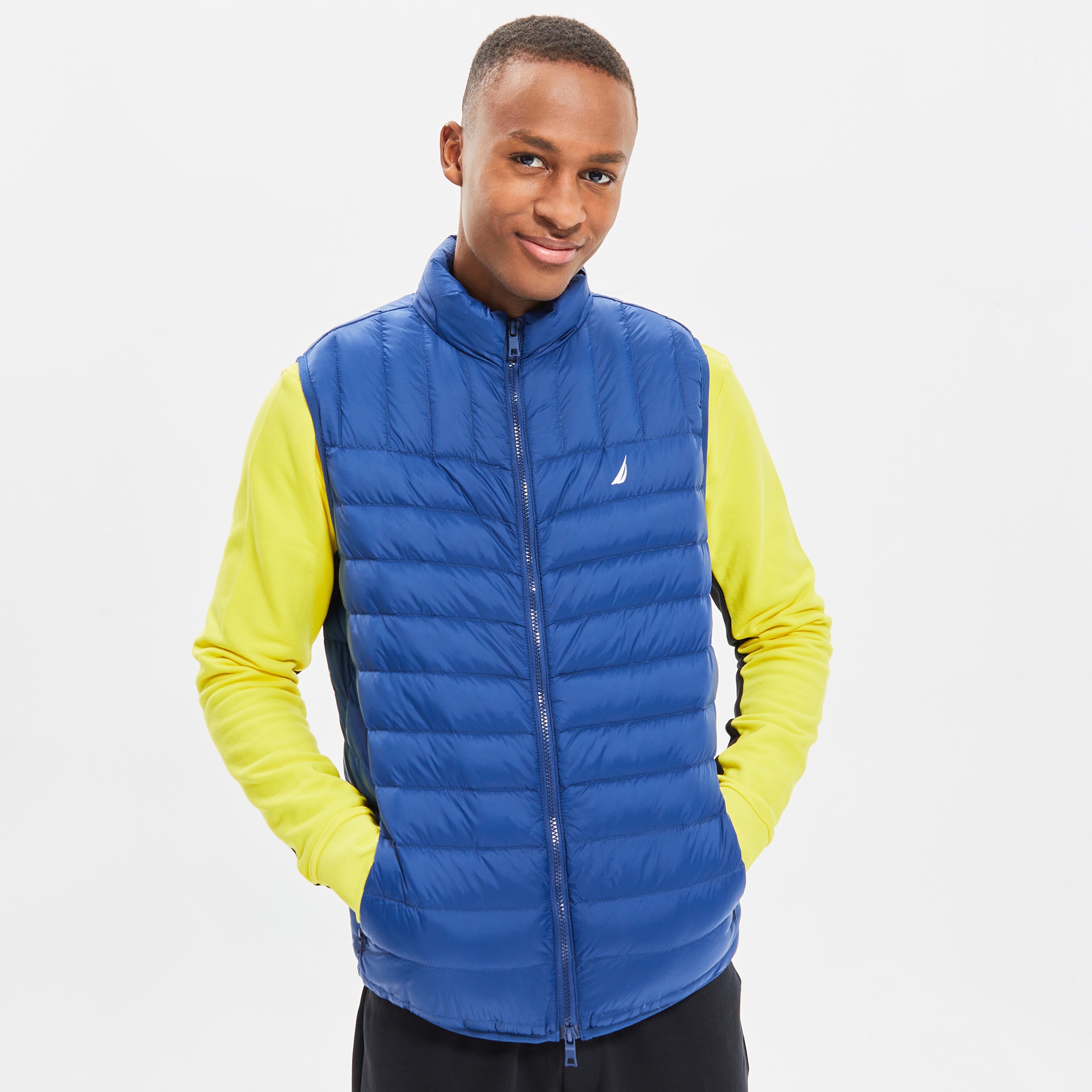 NAUTICA ERKEK LACİVERT KAZ TÜYÜ YELEK