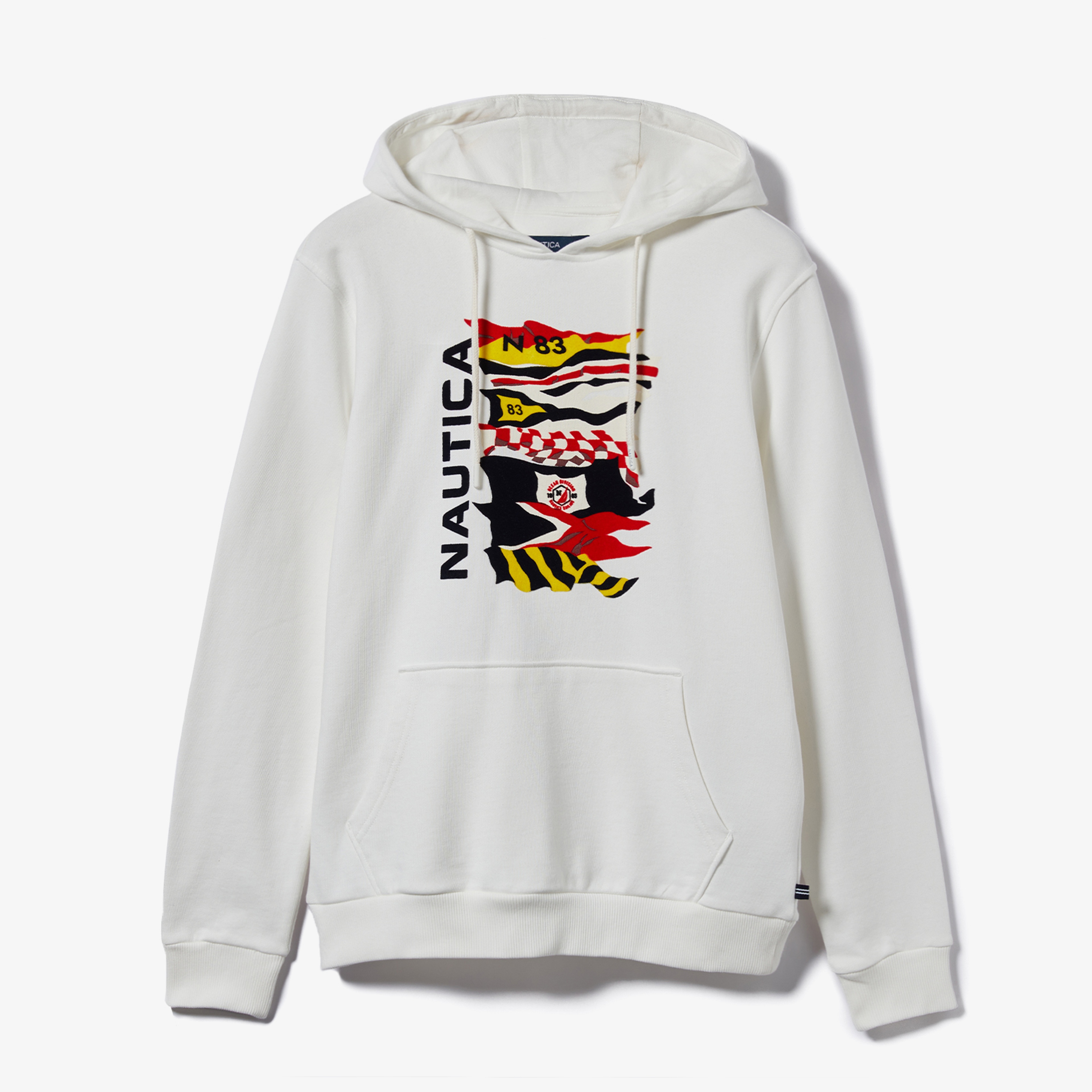 NAUTICA ERKEK BEYAZ STANDART FIT SWEATSHIRT