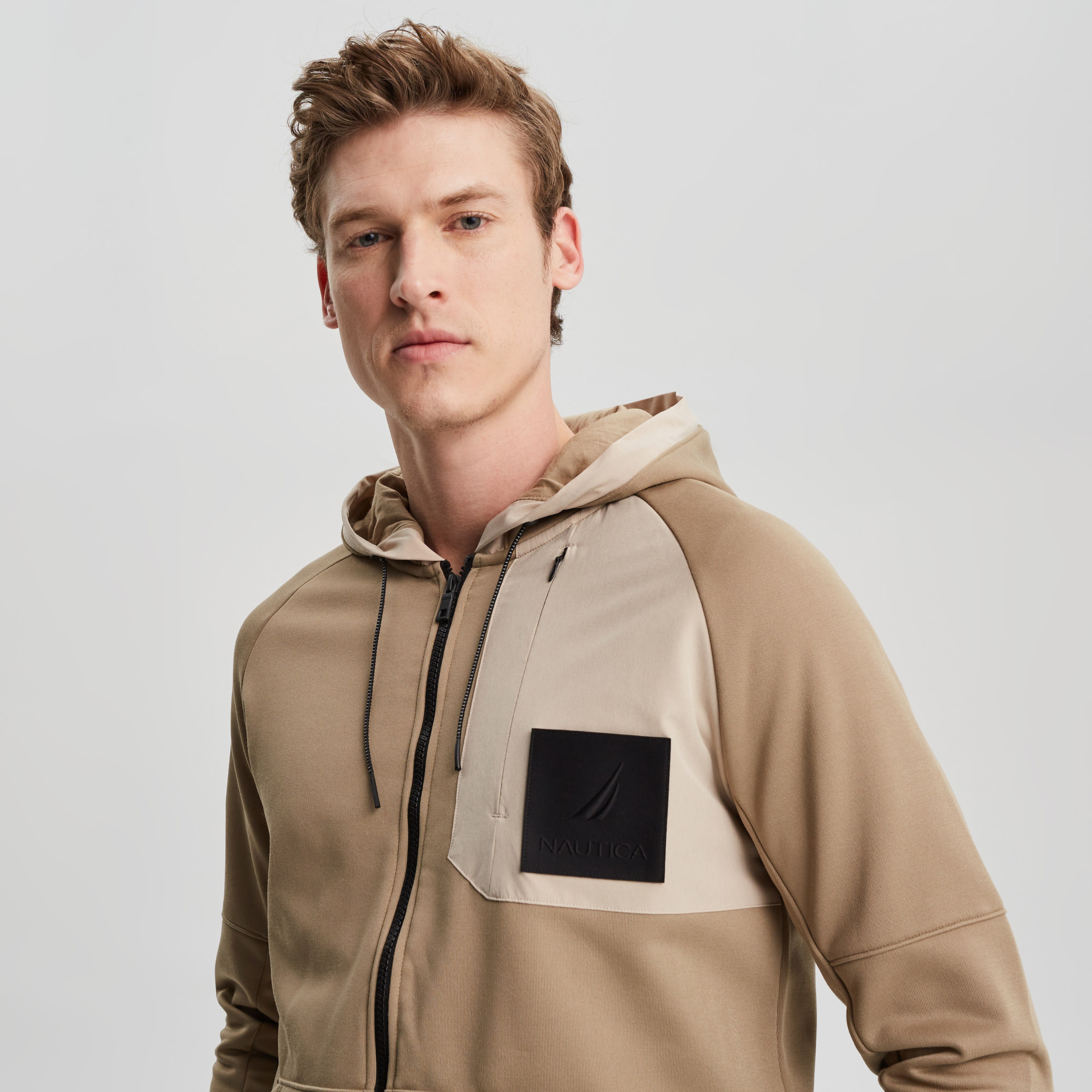 NAUTICA ERKEK BEJ STANDART FIT SWEATSHIRT