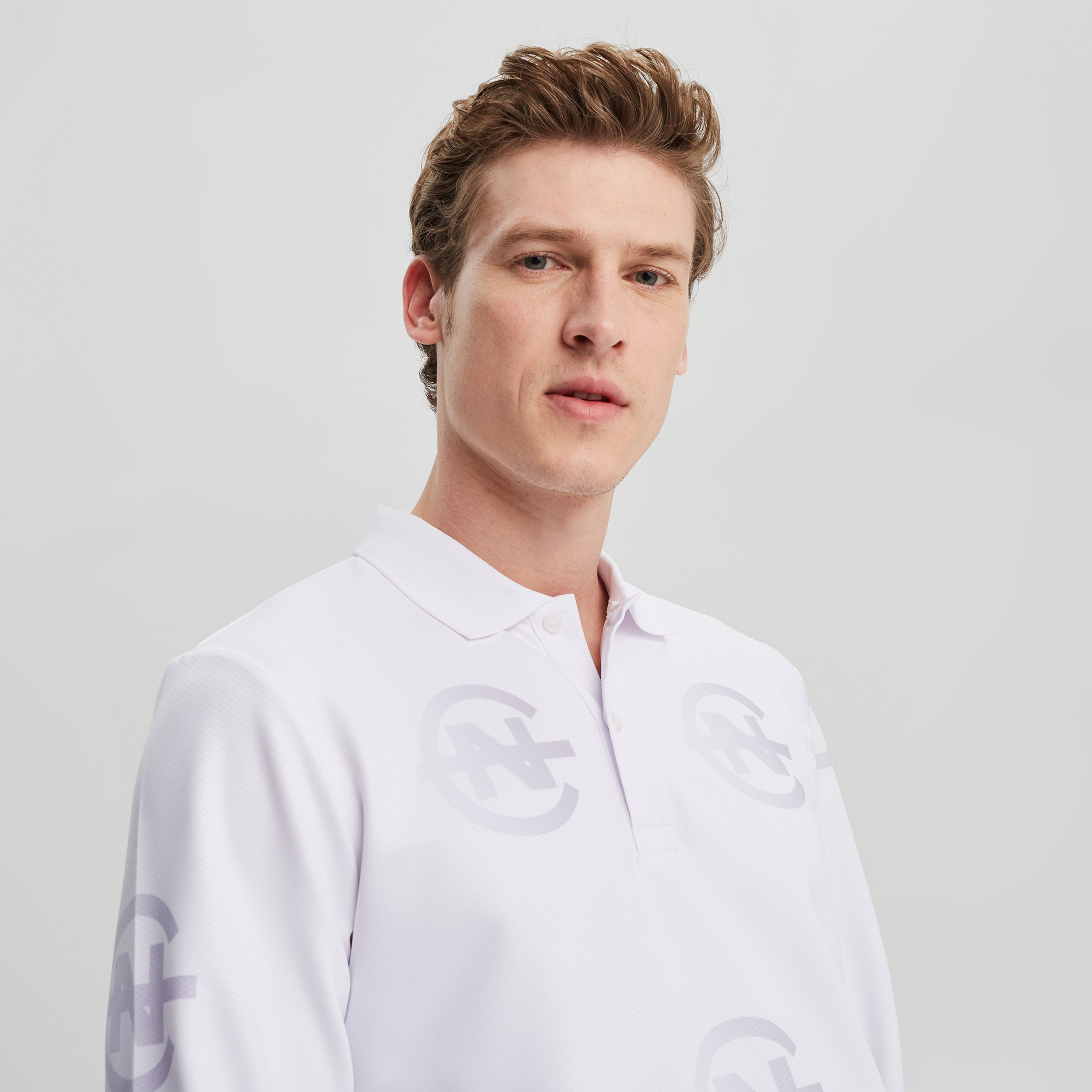 NAUTICA ERKEK BEYAZ UZUN KOLLU CLASSIC FIT UZUN KOLLU POLO