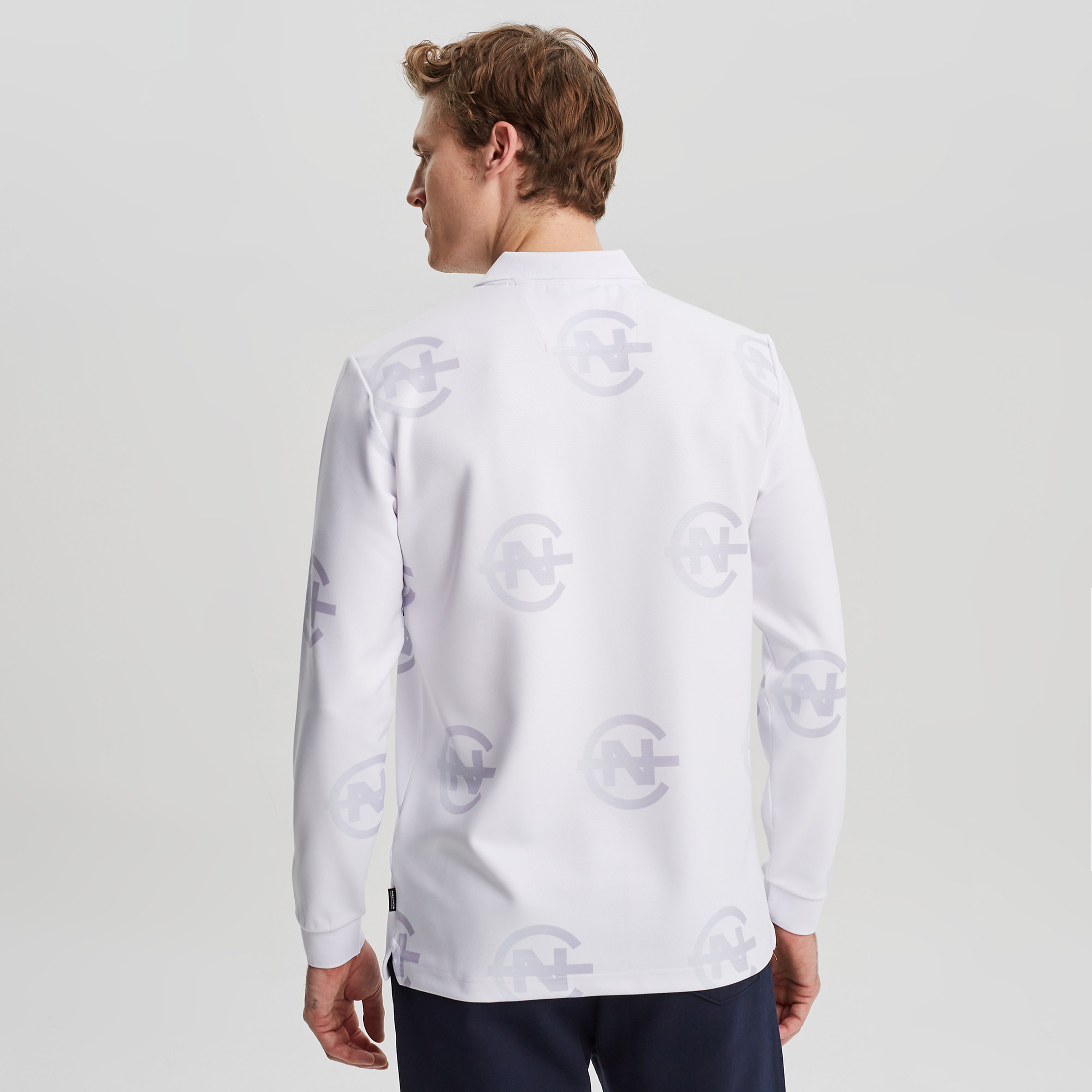 NAUTICA ERKEK BEYAZ UZUN KOLLU CLASSIC FIT UZUN KOLLU POLO
