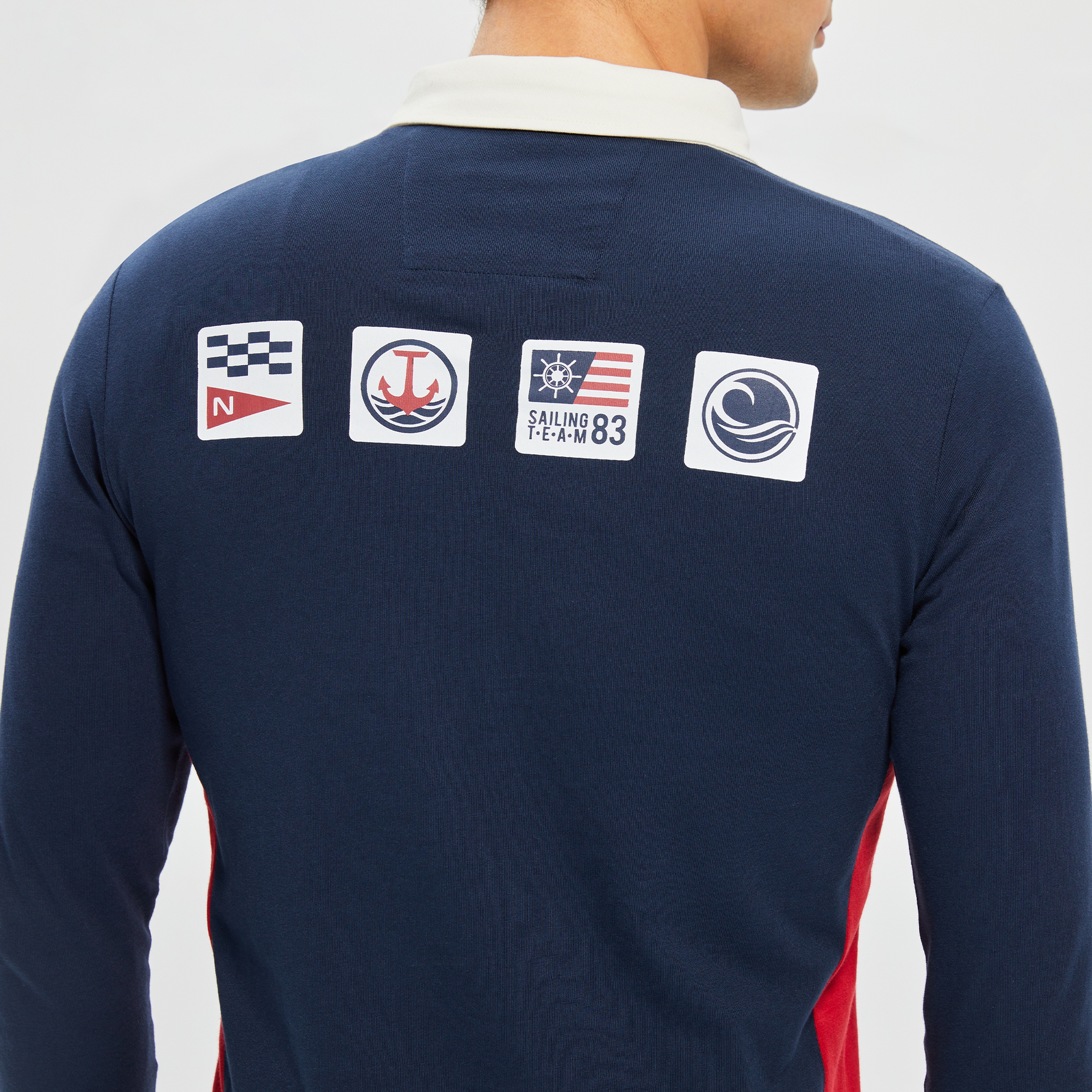 NAUTICA ERKEK LACİVERT UZUN KOLLU CLASSIC FIT UZUN KOLLU POLO