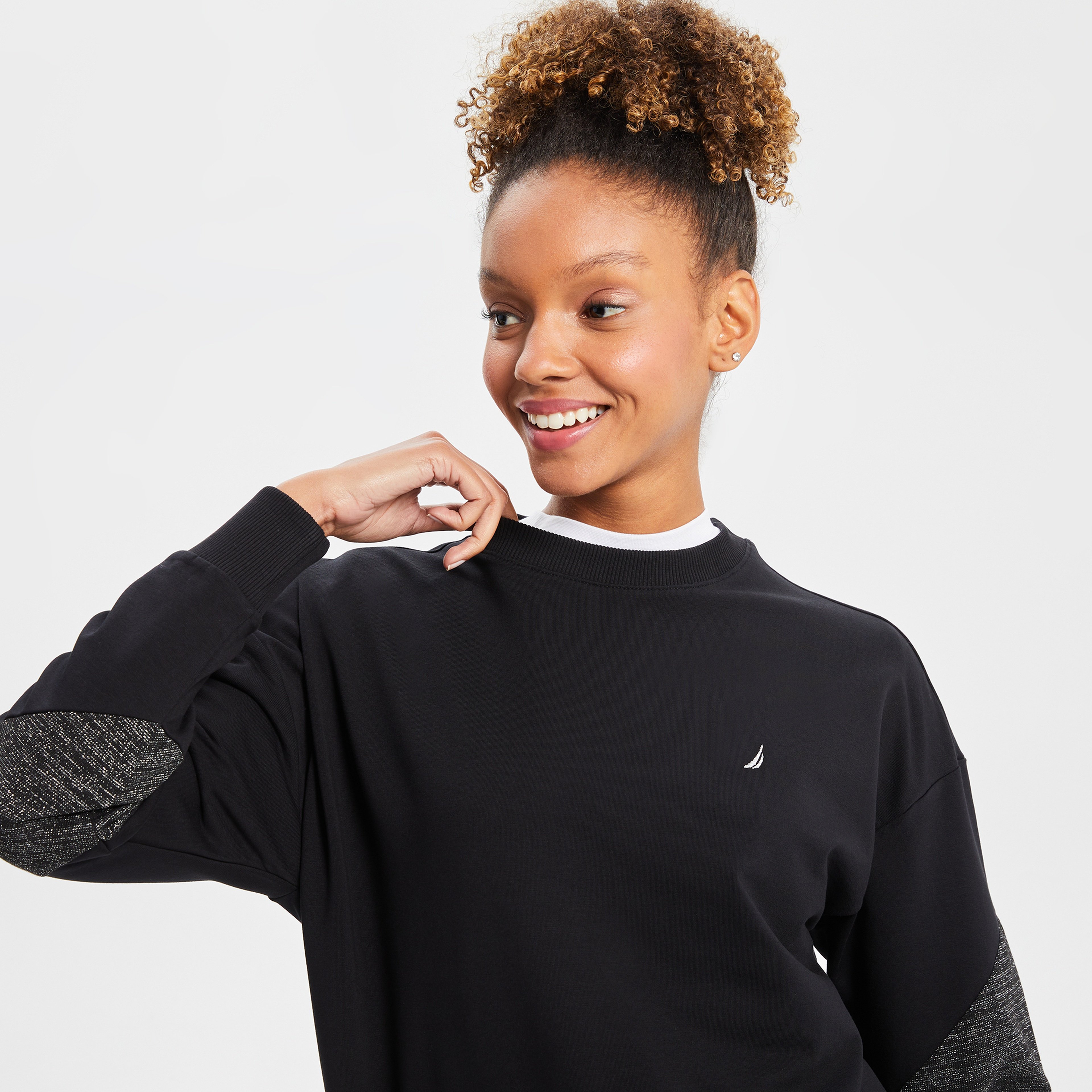 Nautica Kadın Siyah Sweatshirt