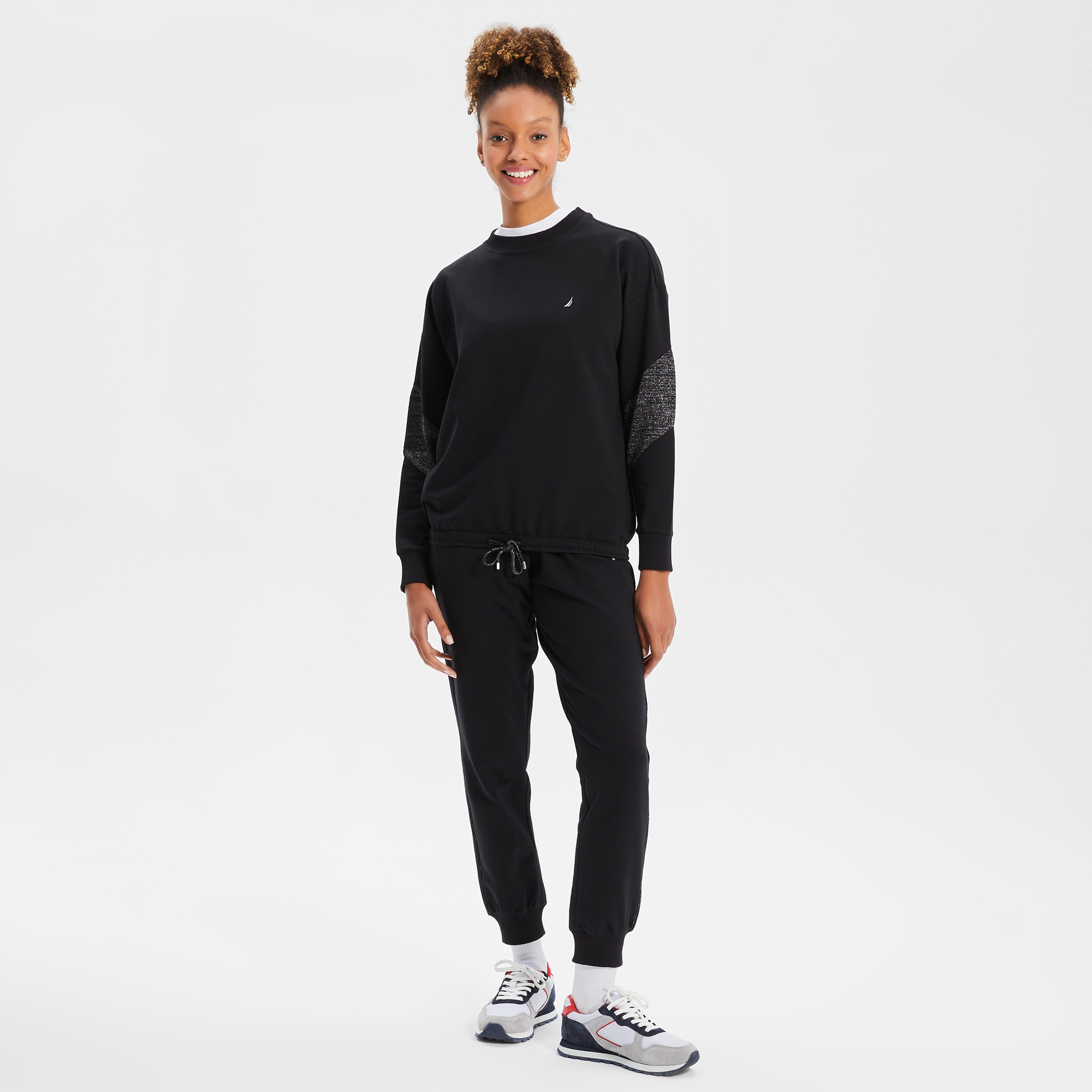 Nautica Kadın Siyah Sweatshirt