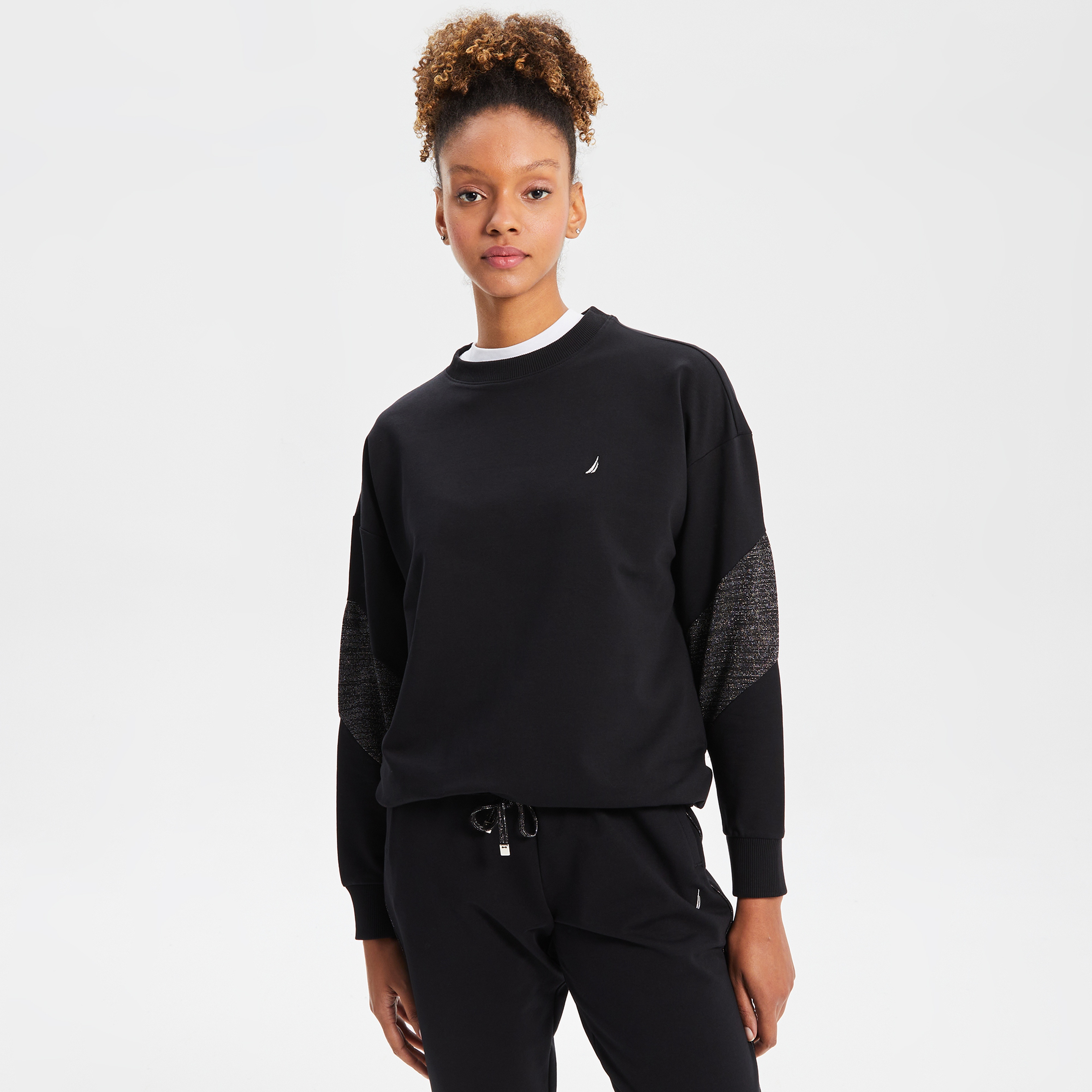 Nautica Kadın Siyah Sweatshirt