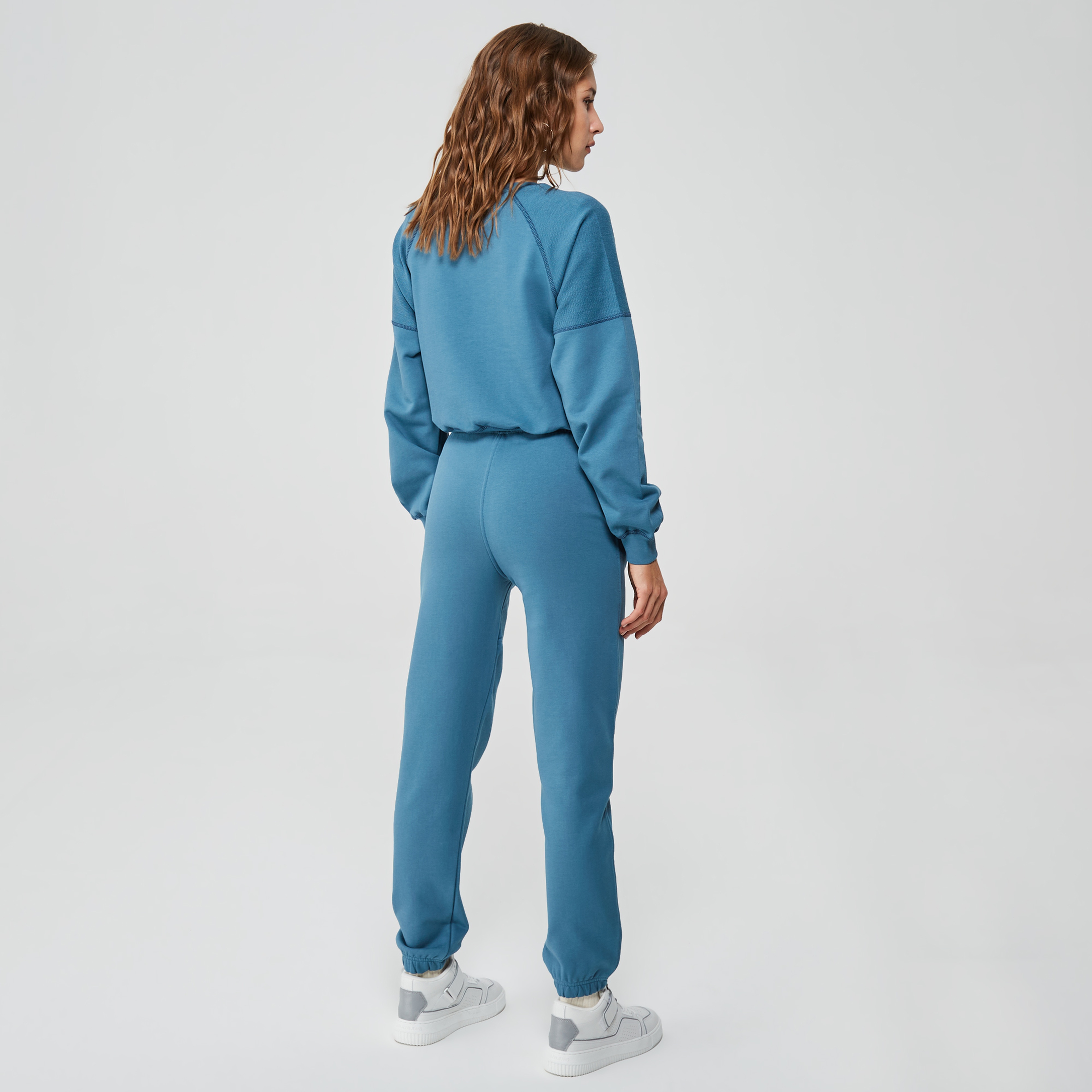 Fifty Pieces Boyfriend Fit Kadın Mavi Eşofman Altı