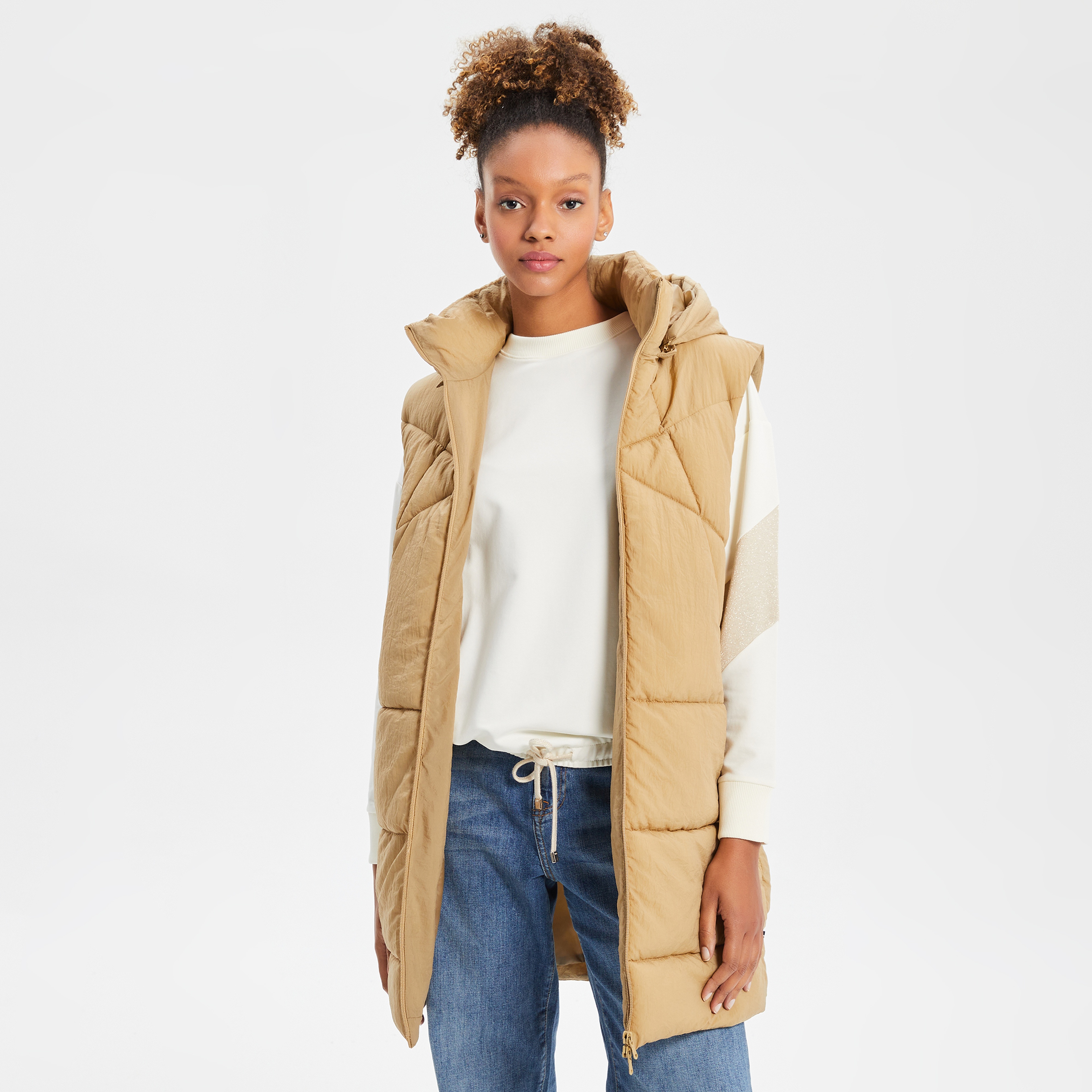 NAUTICA KADIN BEJ YELEK