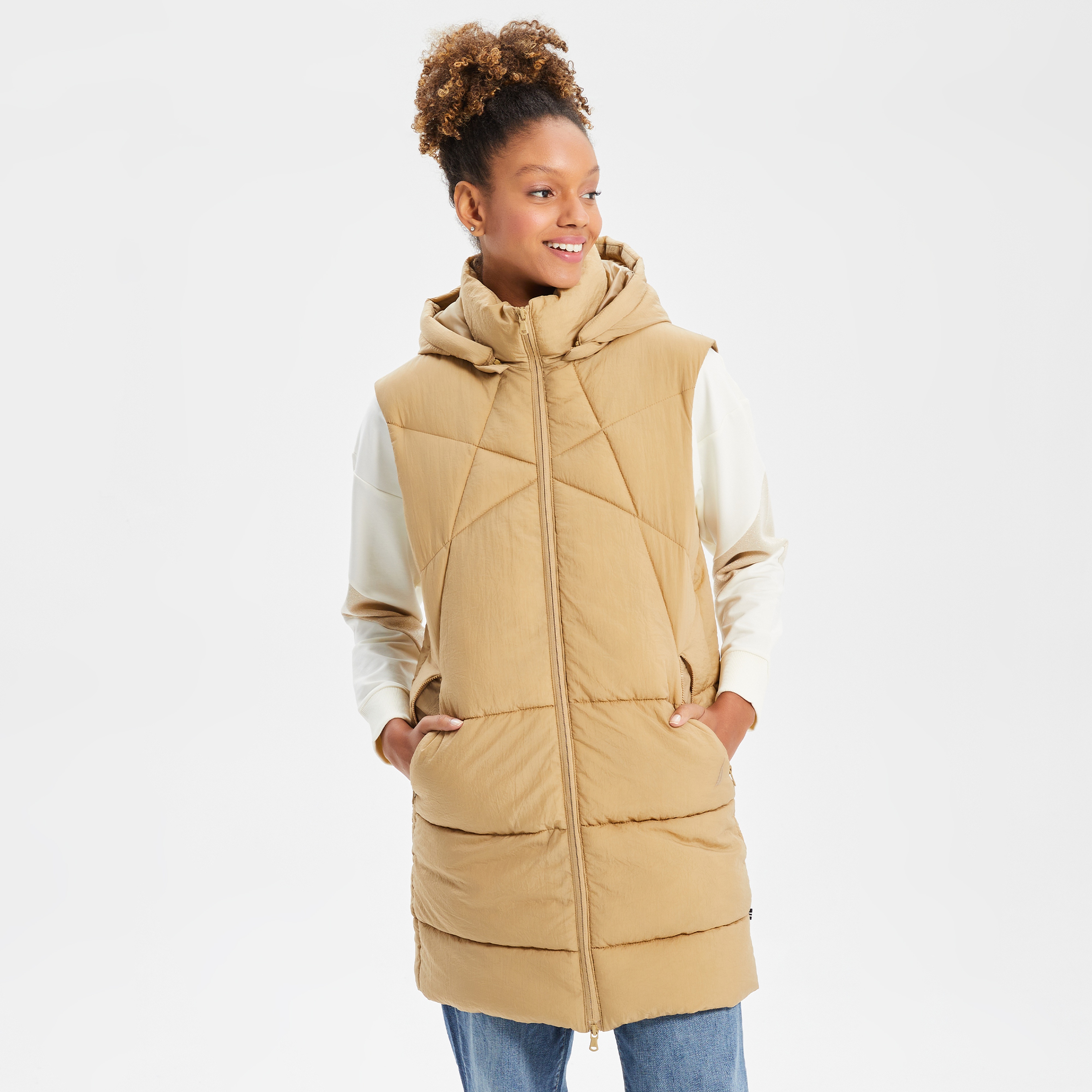 NAUTICA KADIN BEJ YELEK