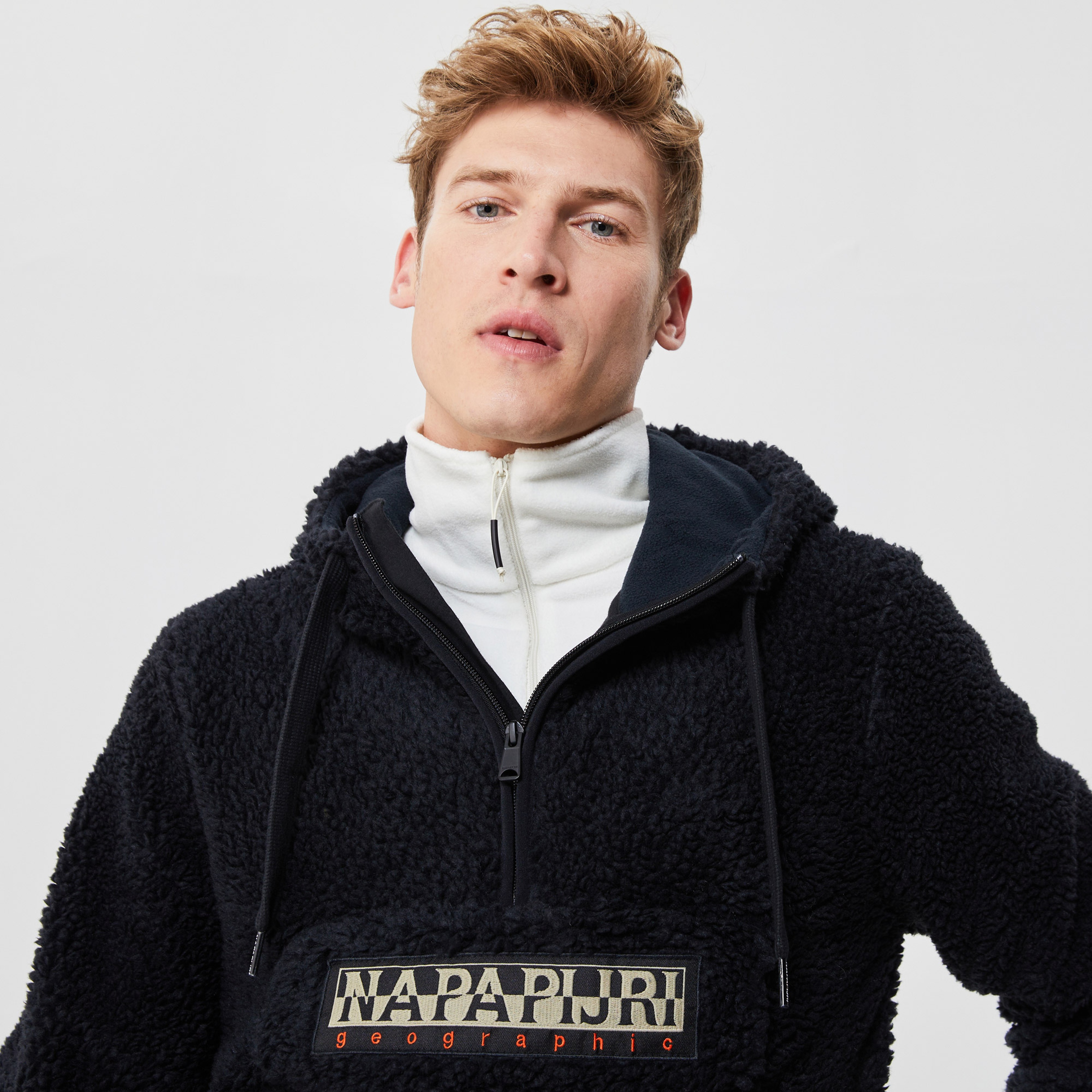 Napapijri T-Burgee Erkek Siyah Hoodie