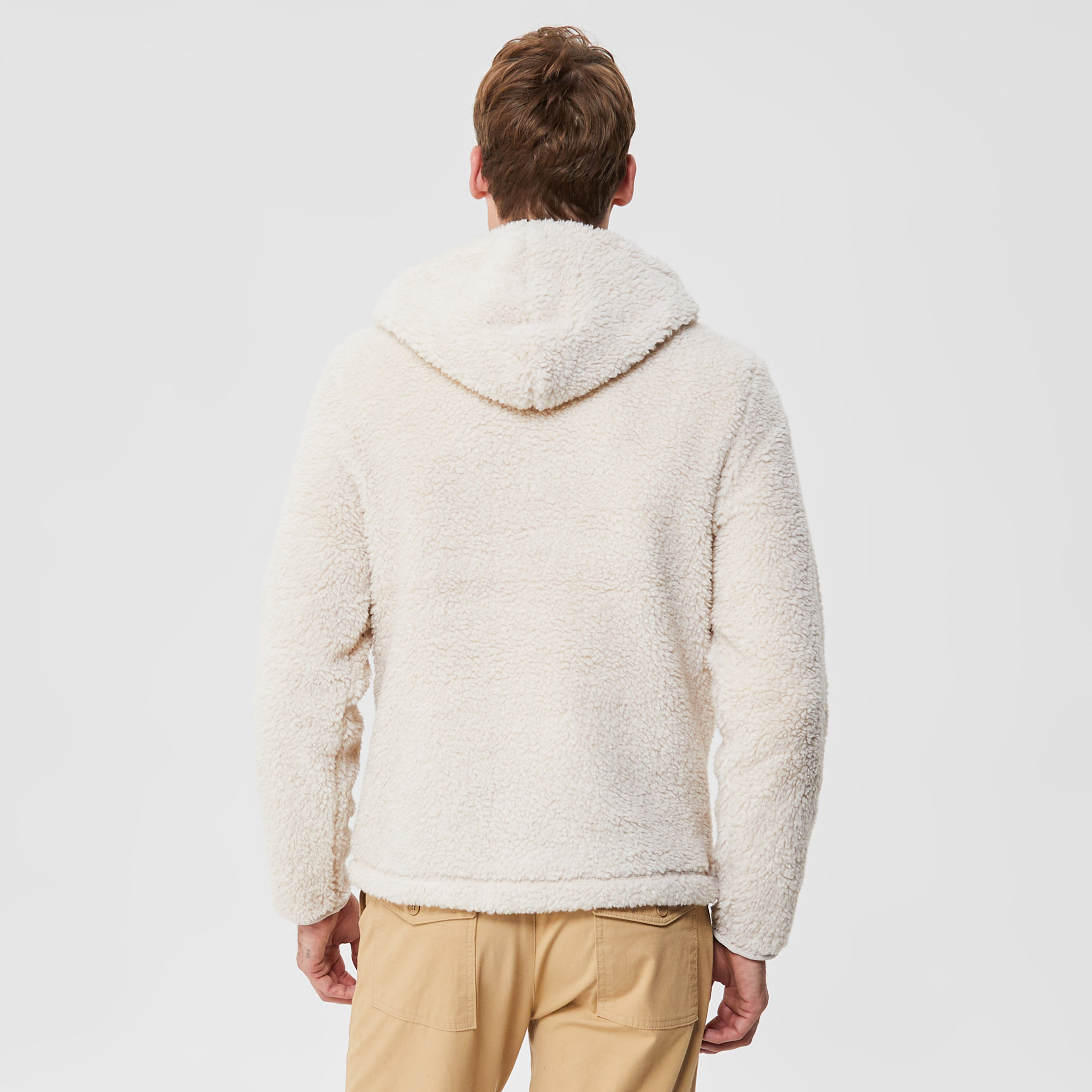 Napapijri T-Burgee Erkek Beyaz Hoodie