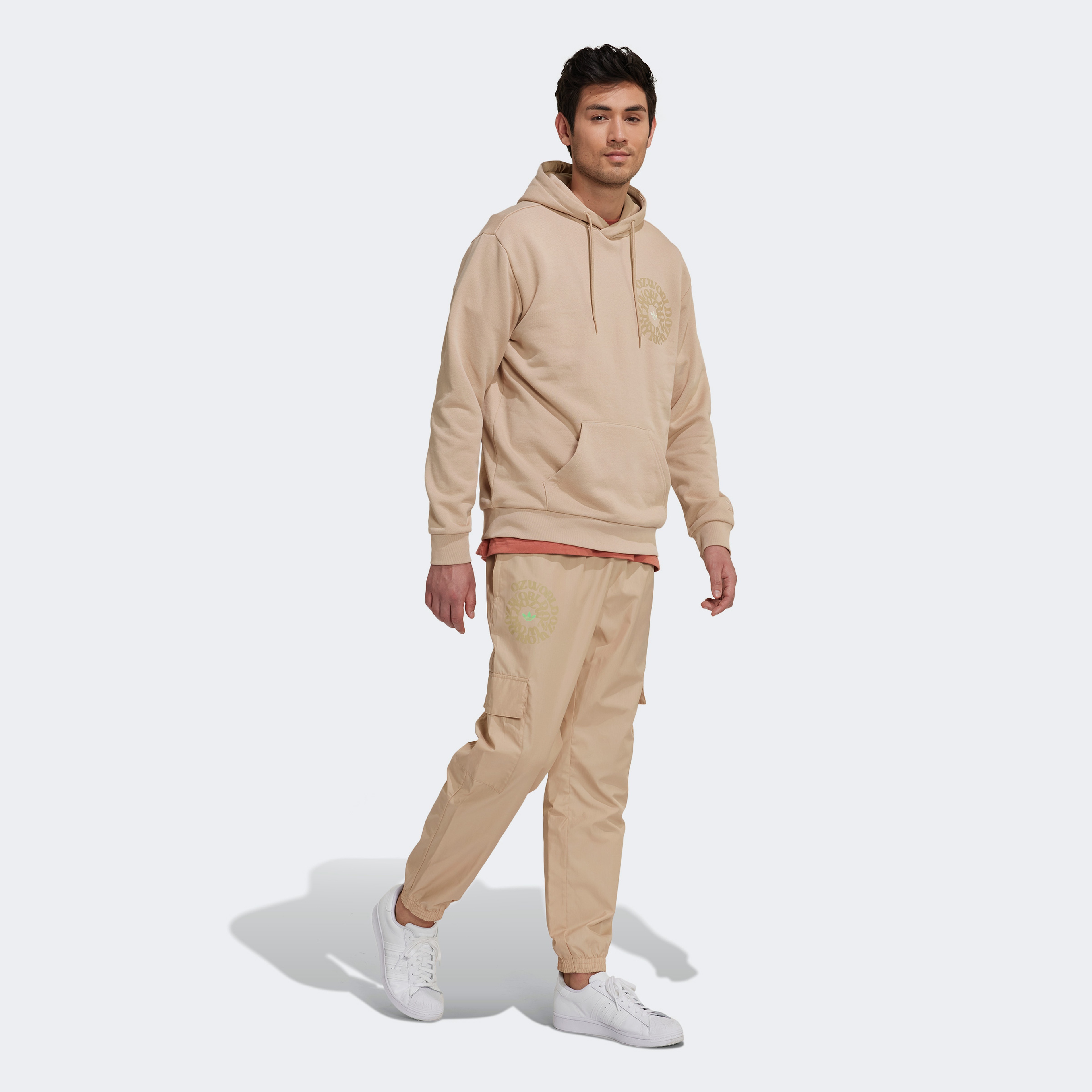adidas Ozworld Erkek Krem Sweatshirt