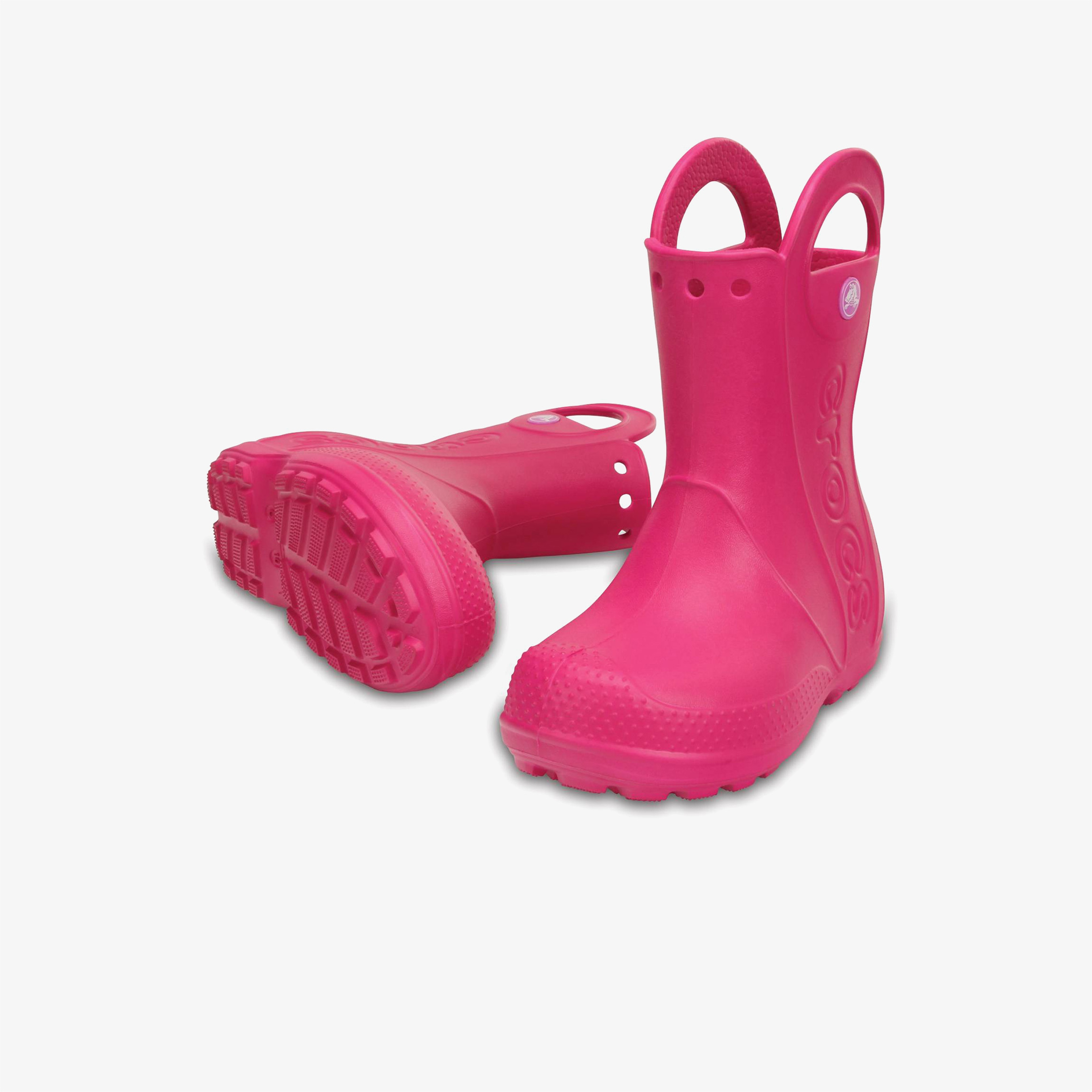 Crocs Handle It Rain Boot Kids Çocuk Pembe Çizme