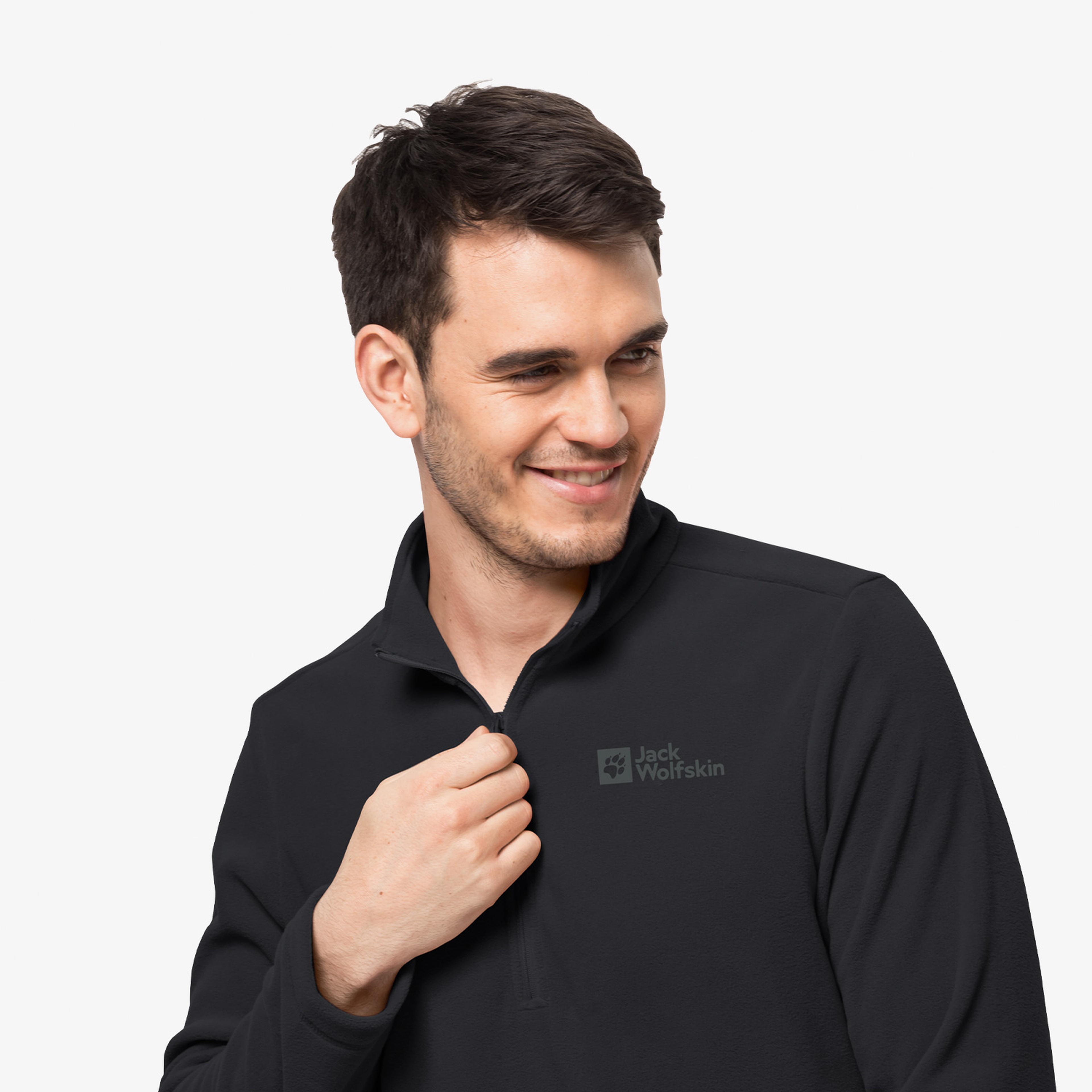 Jack Wolfskin Taunus Erkek Siyah Polar