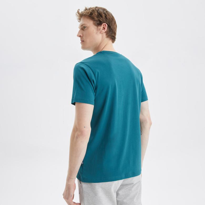 Nautica Erkek Yeşil Standart Fit T-Shirt