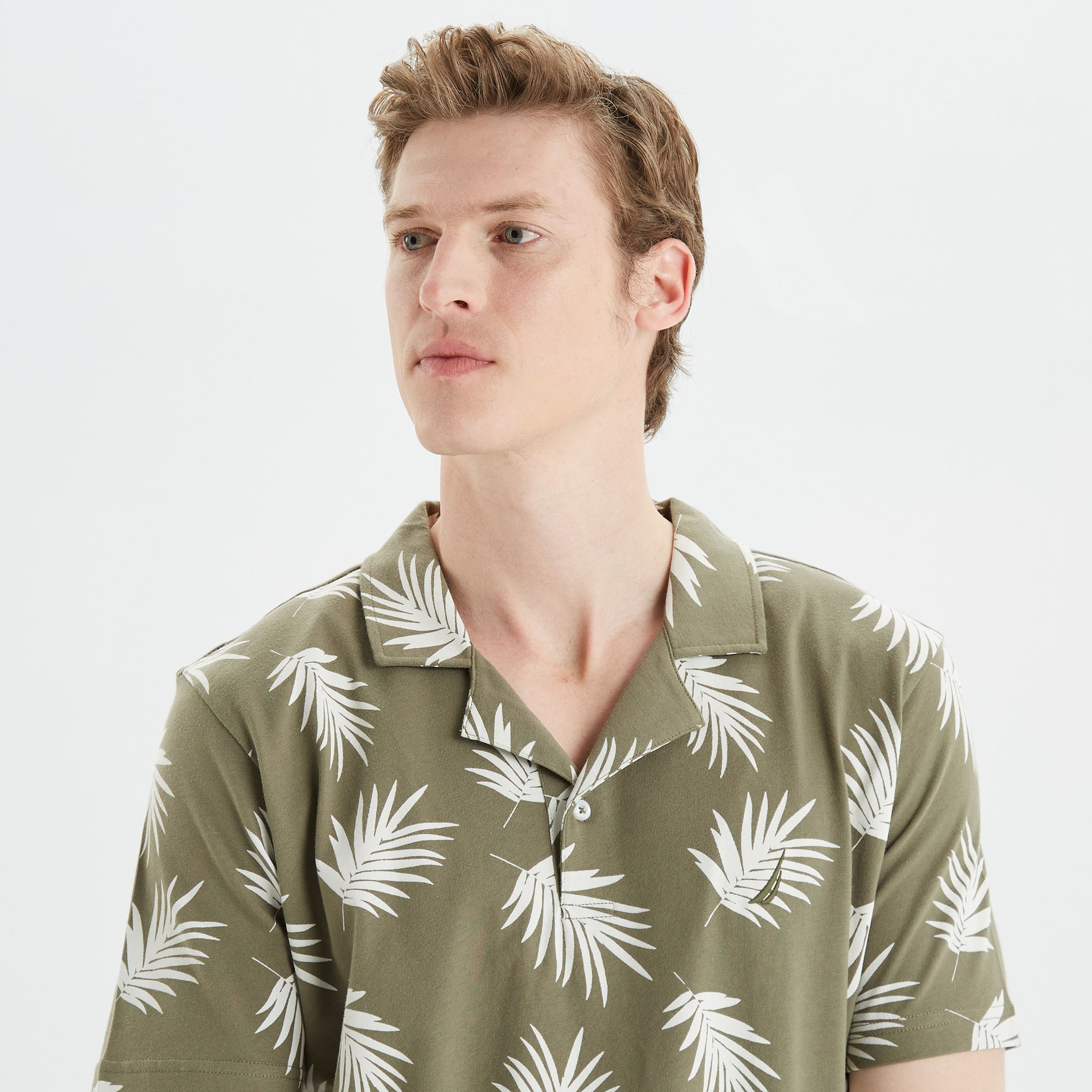 Nautica Erkek Yeşil Classic Fit Kısa Kollu Polo