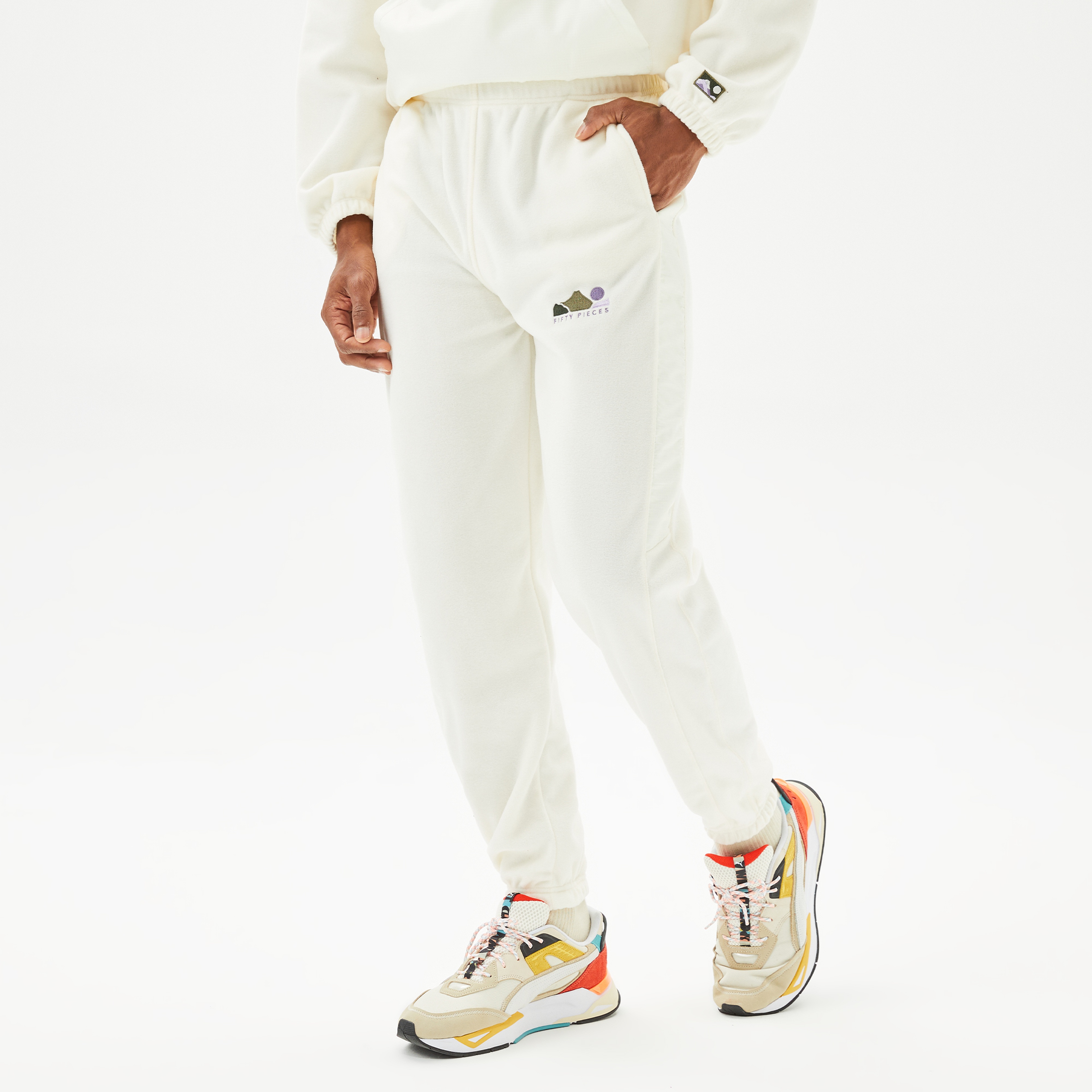 Fifty Pieces Unisex Krem Eşofman Altı