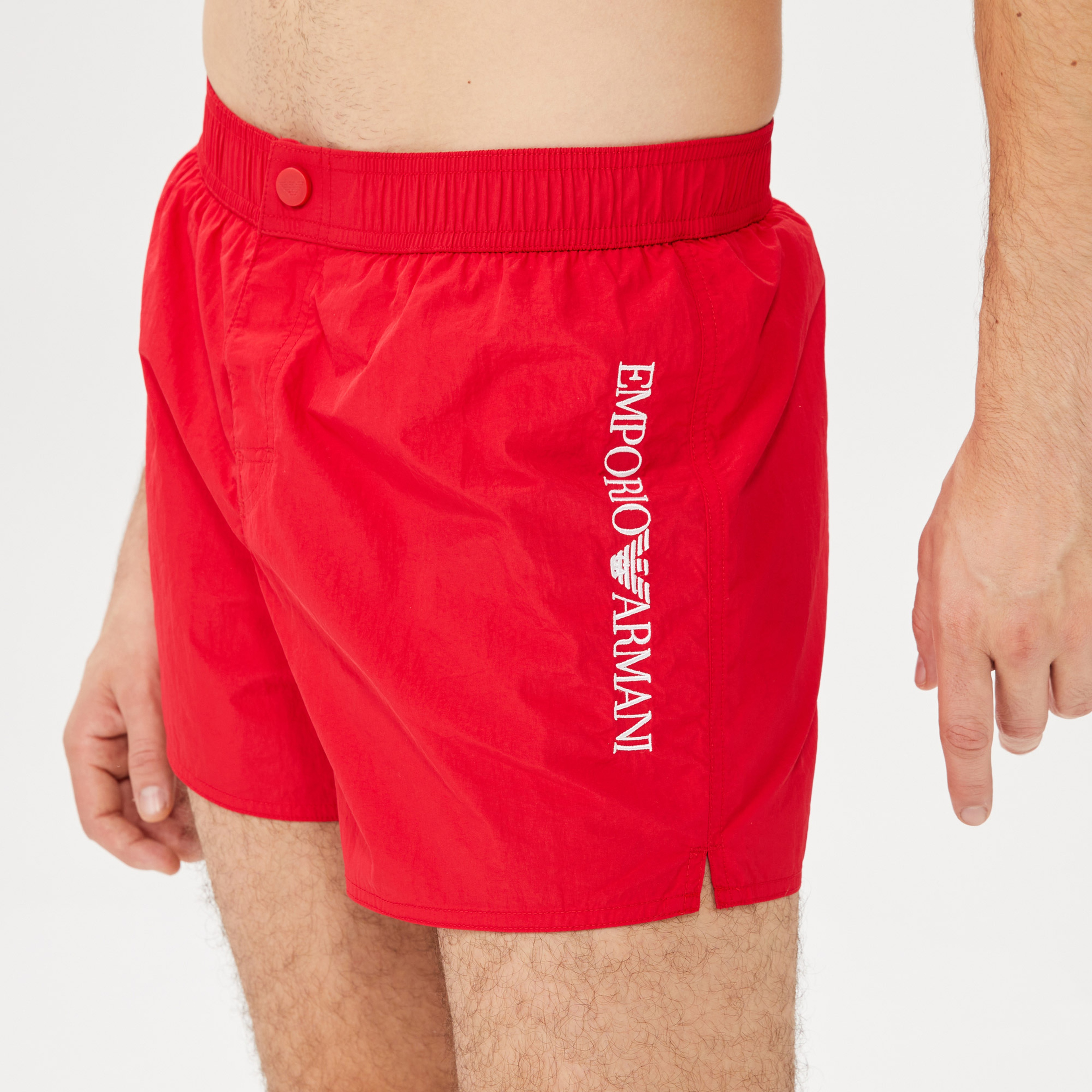 EA7 Emporio Armani Woven Erkek Kırmızı Mayo Şort
