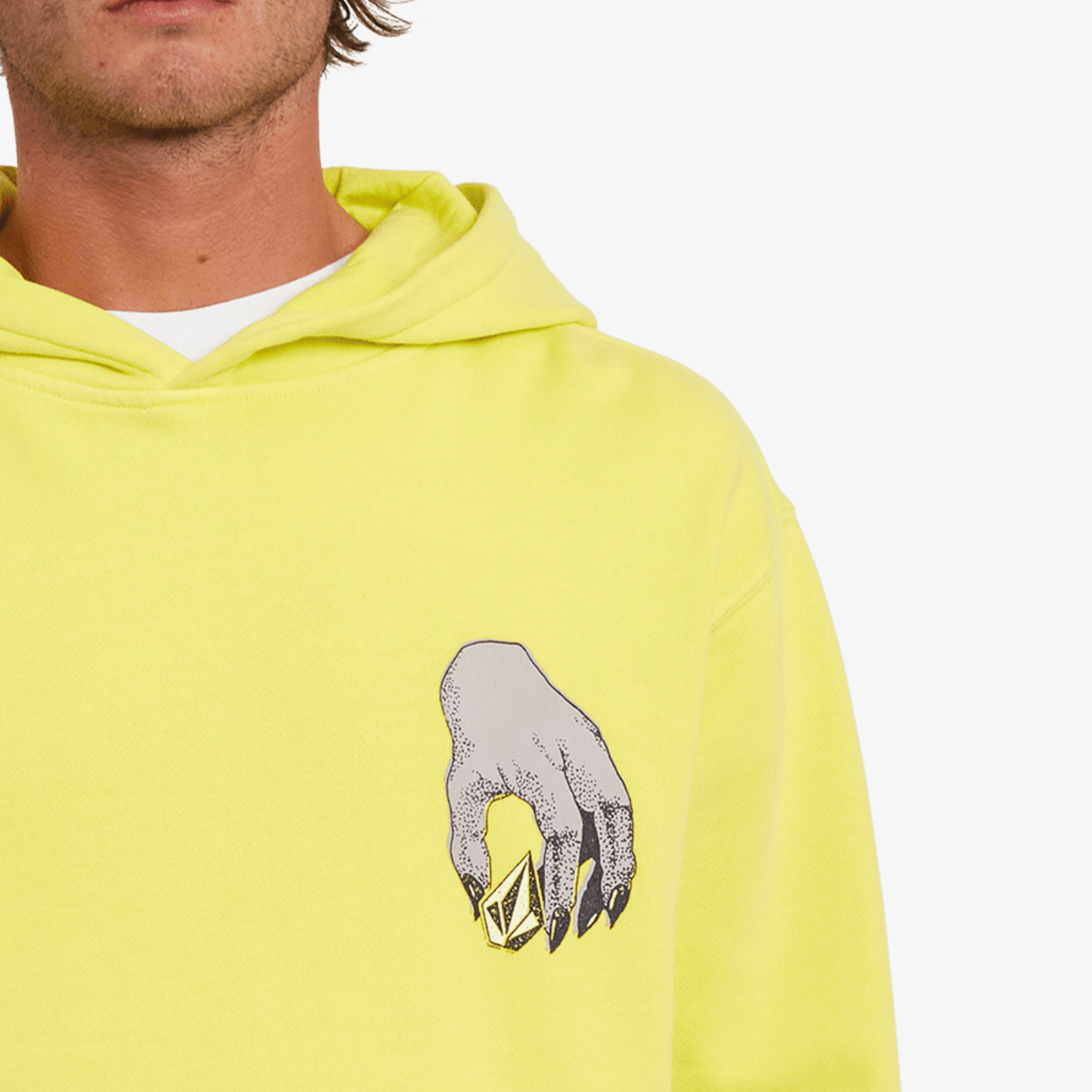 Volcom Flowmat Erkek Sarı Sweatshirt
