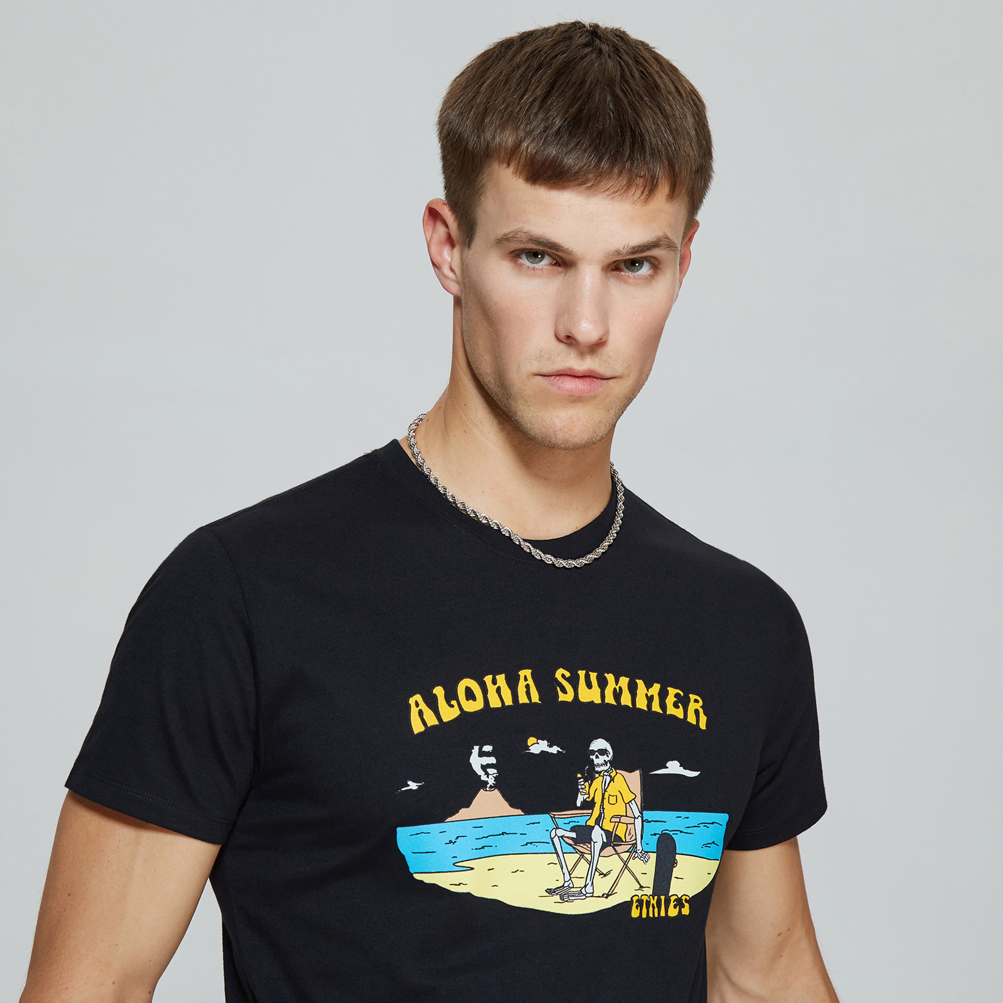 Etnies Aloha Summer Erkek Siyah T-Shirt