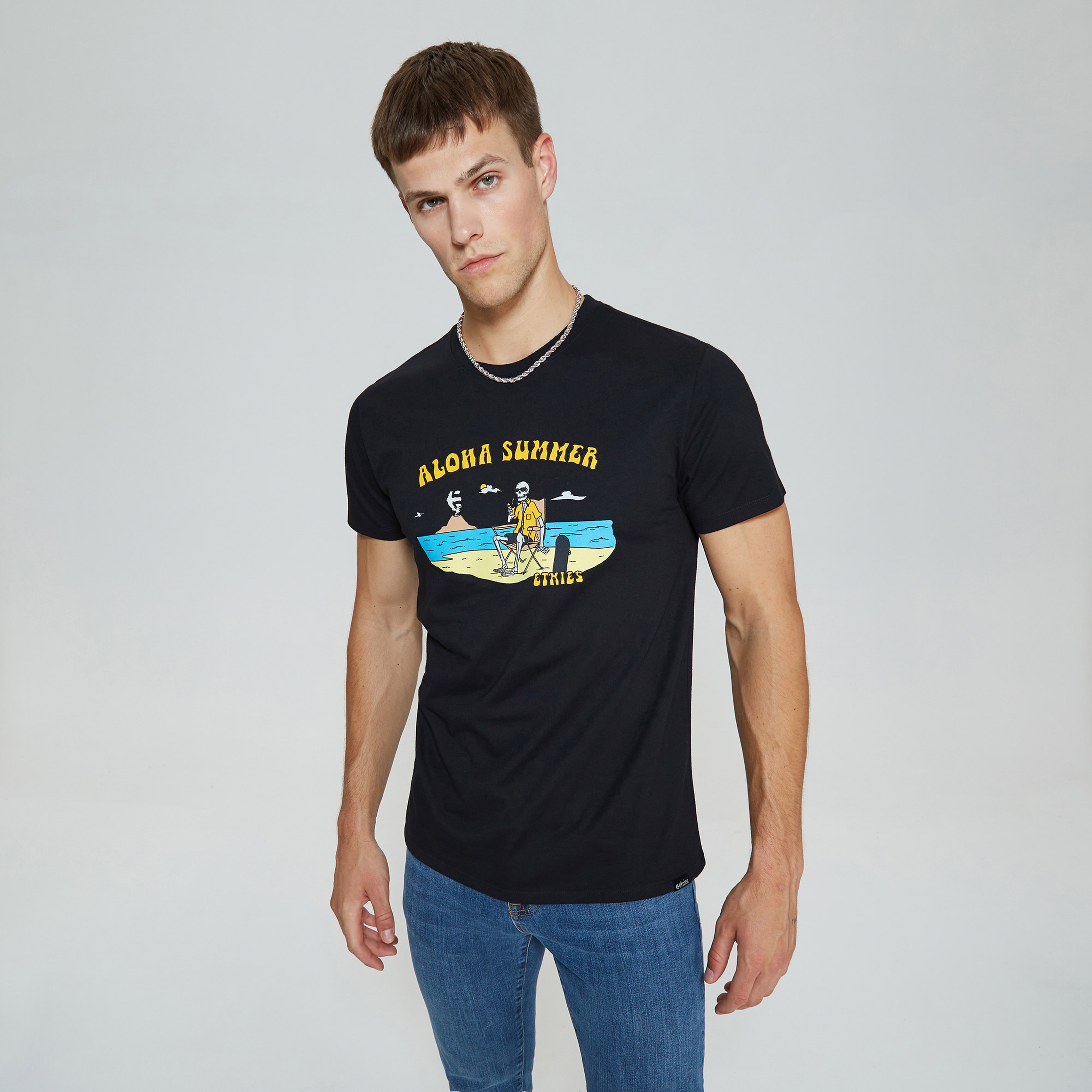 Etnies Aloha Summer Erkek Siyah T-Shirt