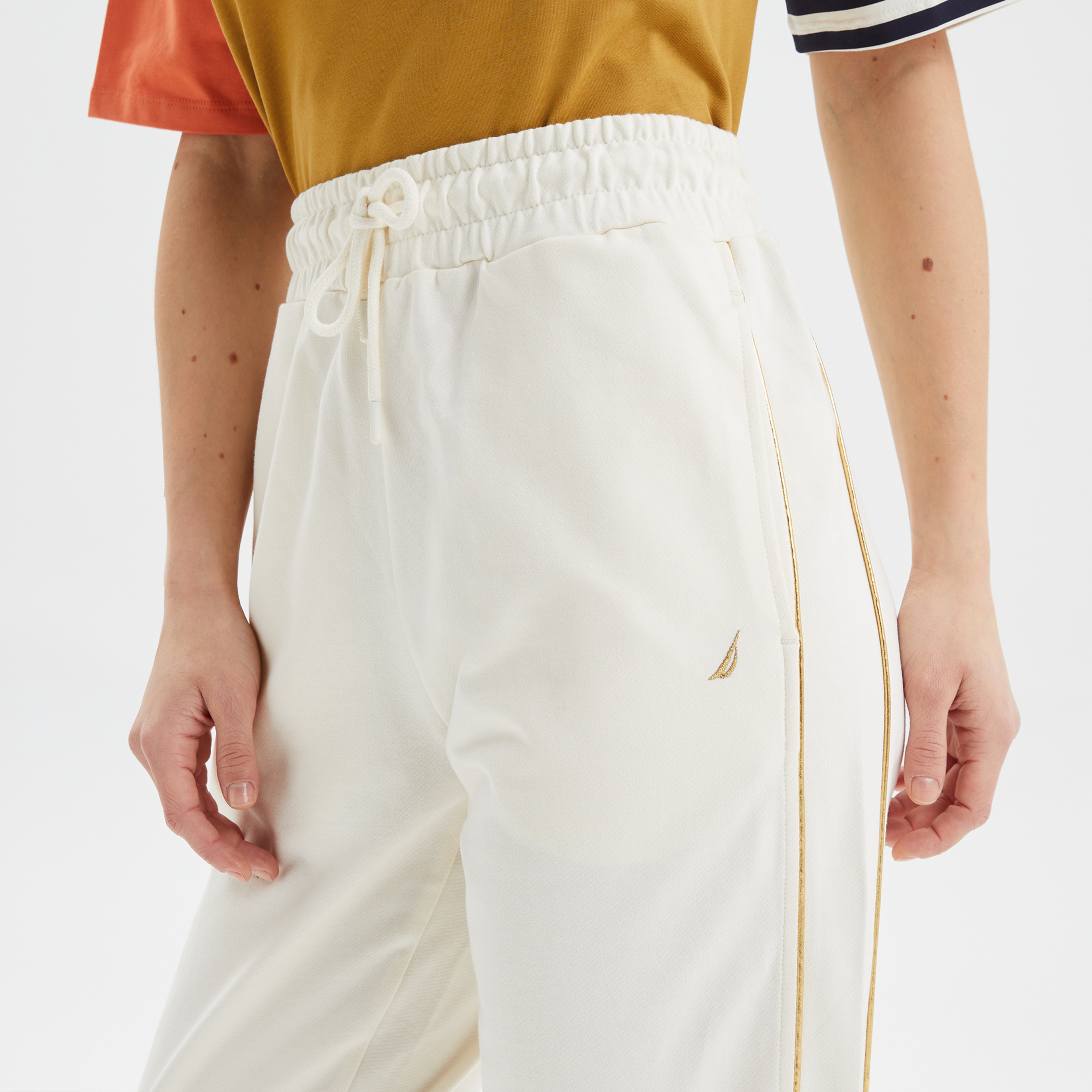 Nautica Kadın Krem Standart Fit Eşofman Altı